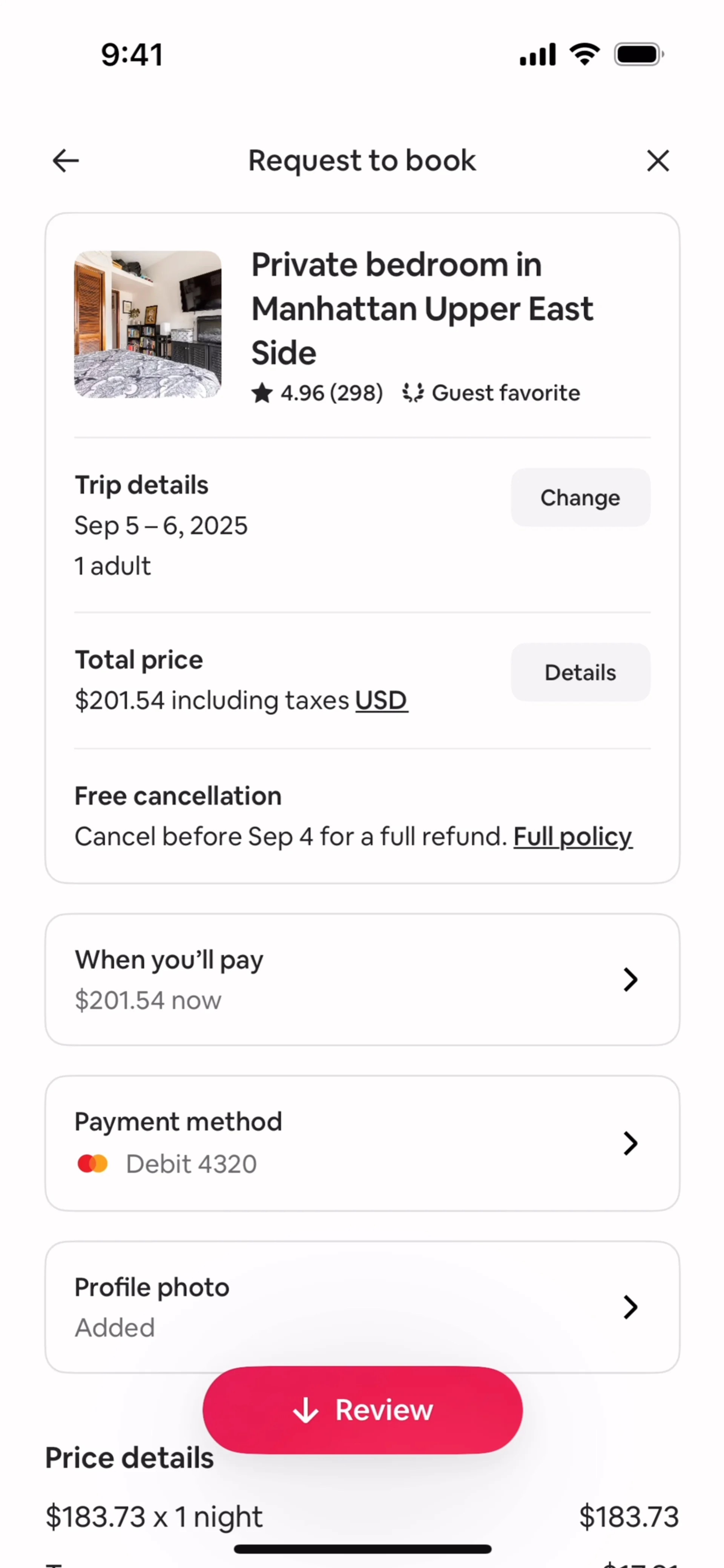 Airbnb — Travel скриншот интерфейса