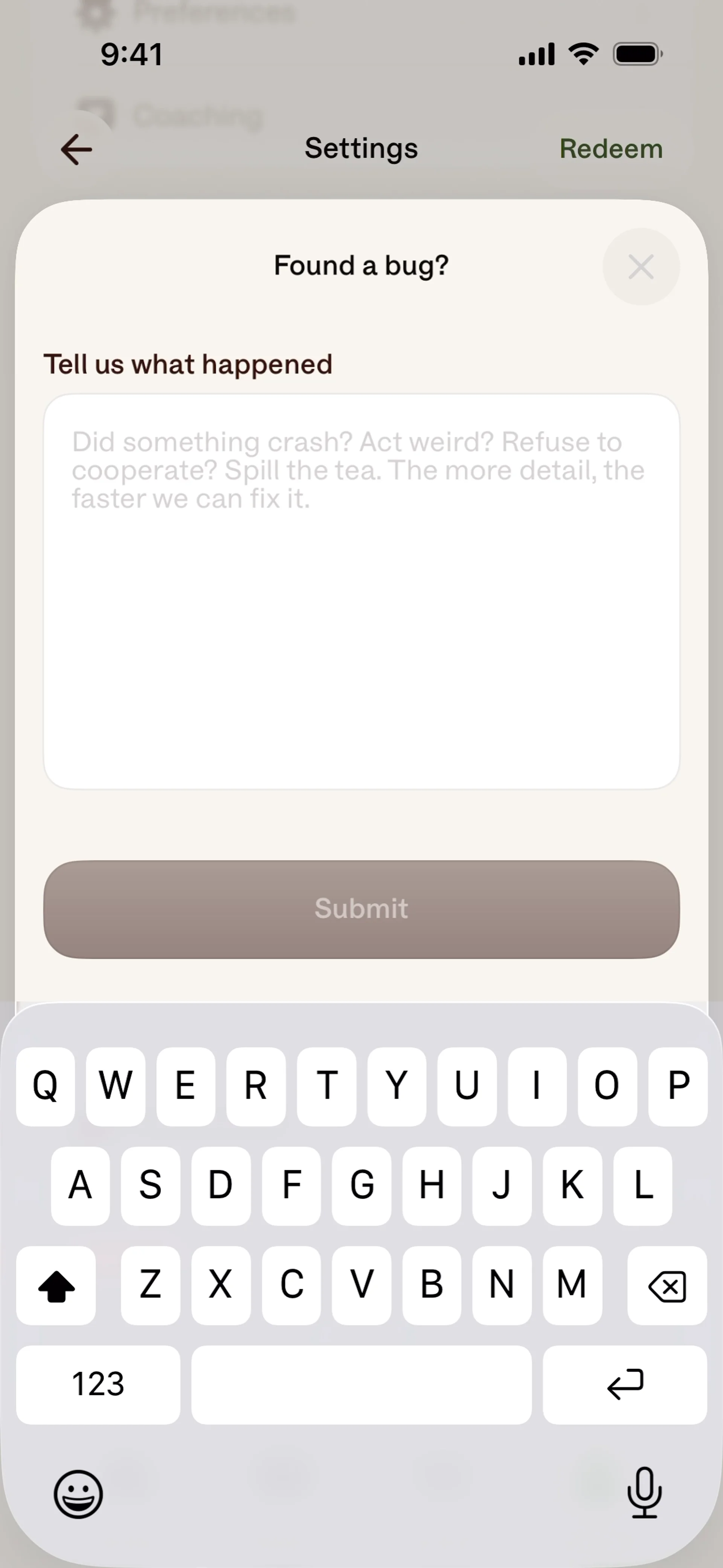alma-ios — Health скриншот интерфейса