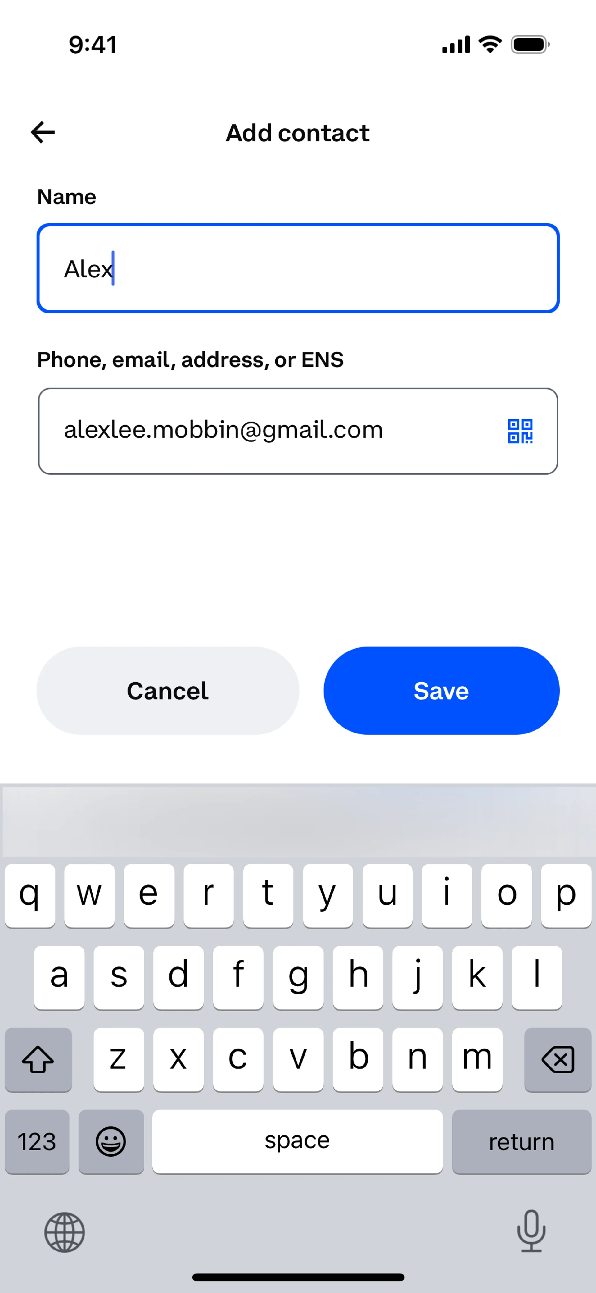 Coinbase — Fintech скриншот интерфейса