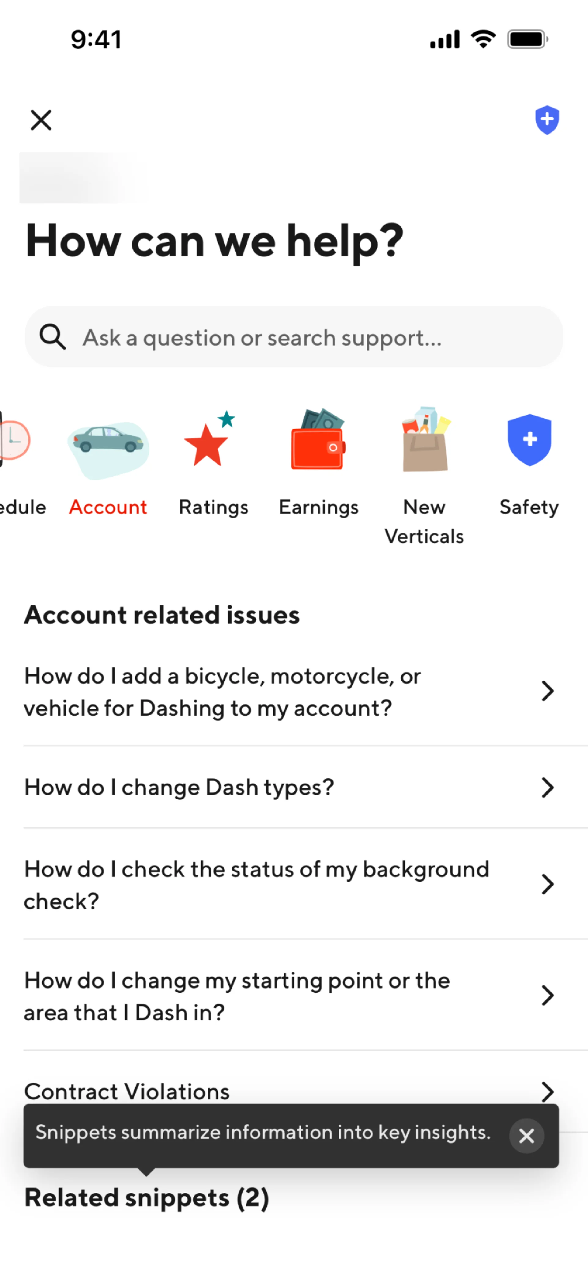 door-dash-dasher-ios — Food & Drink скриншот интерфейса
