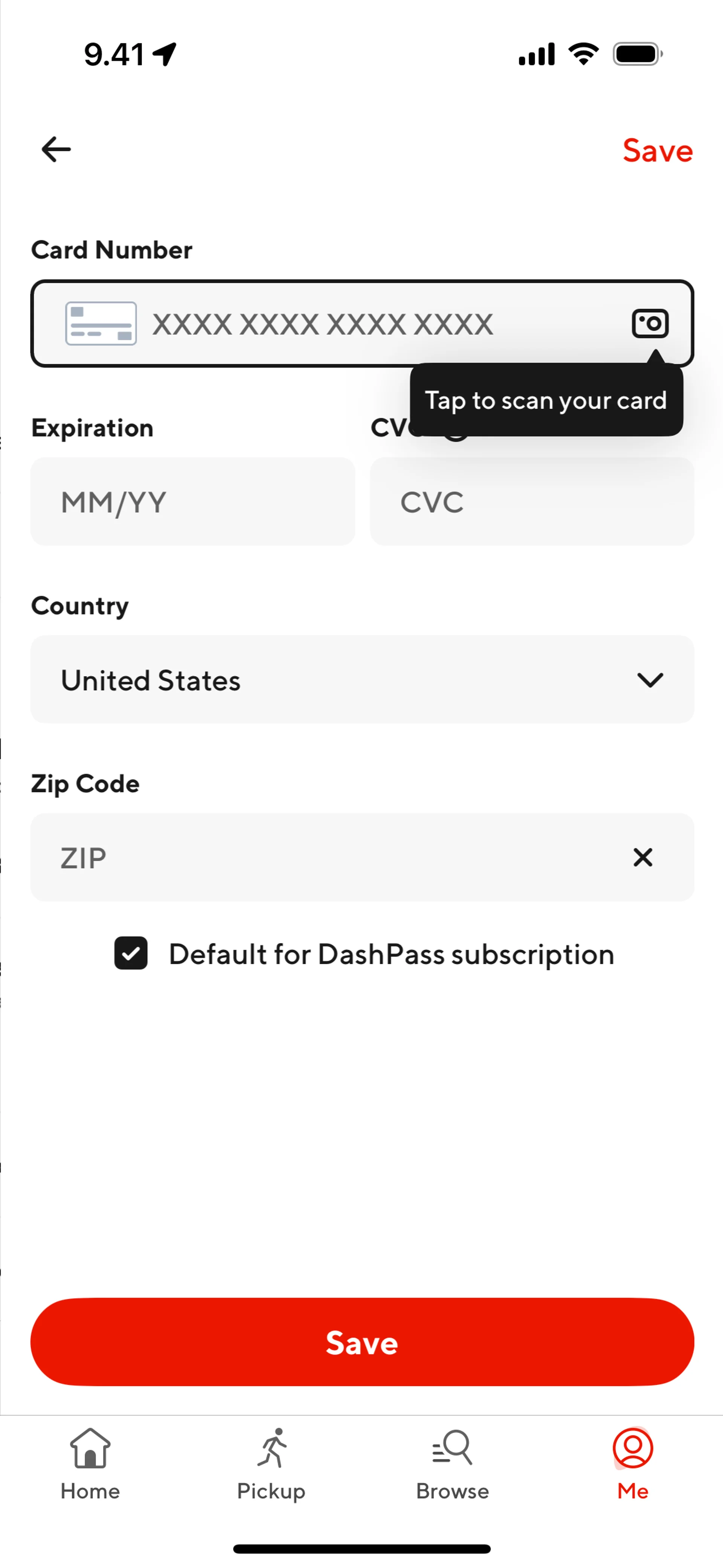 DoorDash — Food & Drink скриншот интерфейса