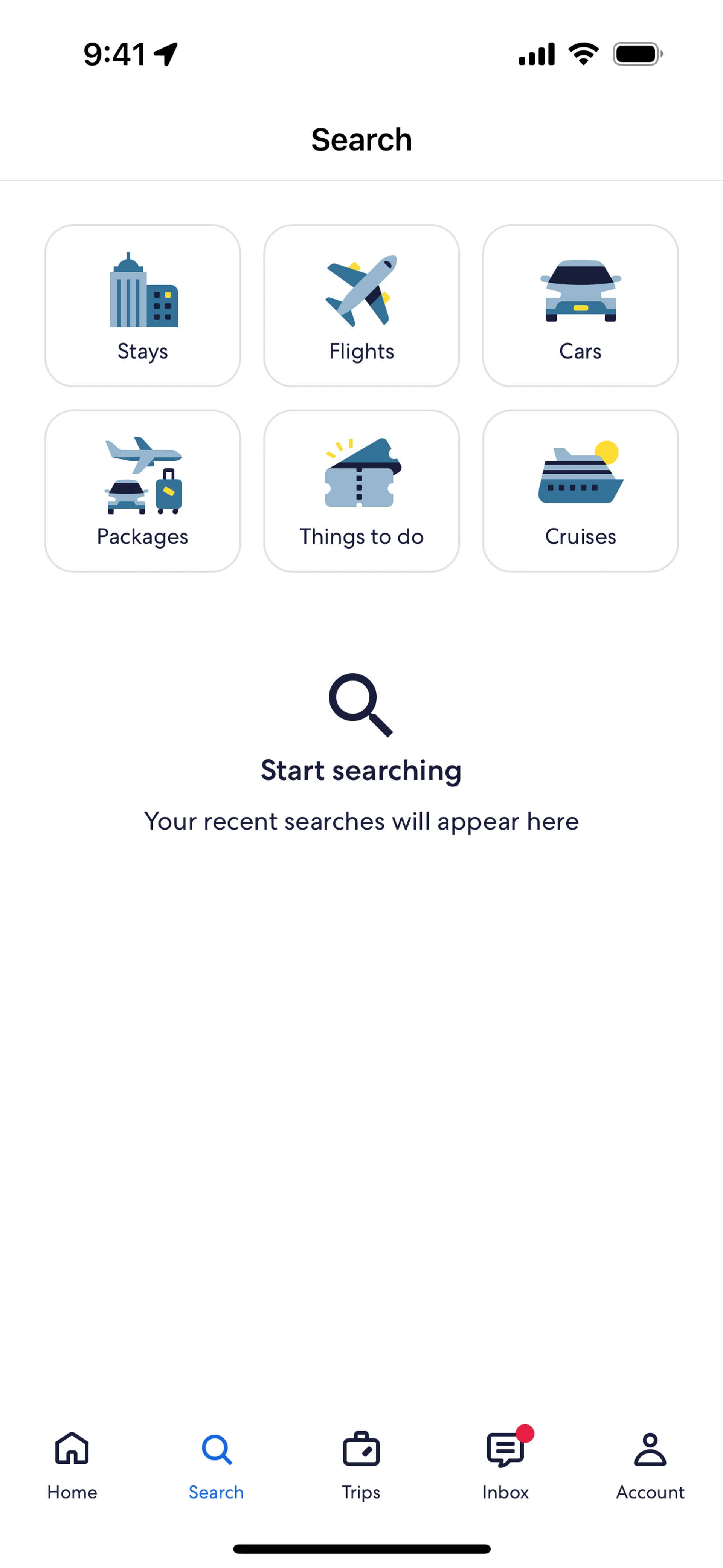 Expedia — Travel скриншот интерфейса