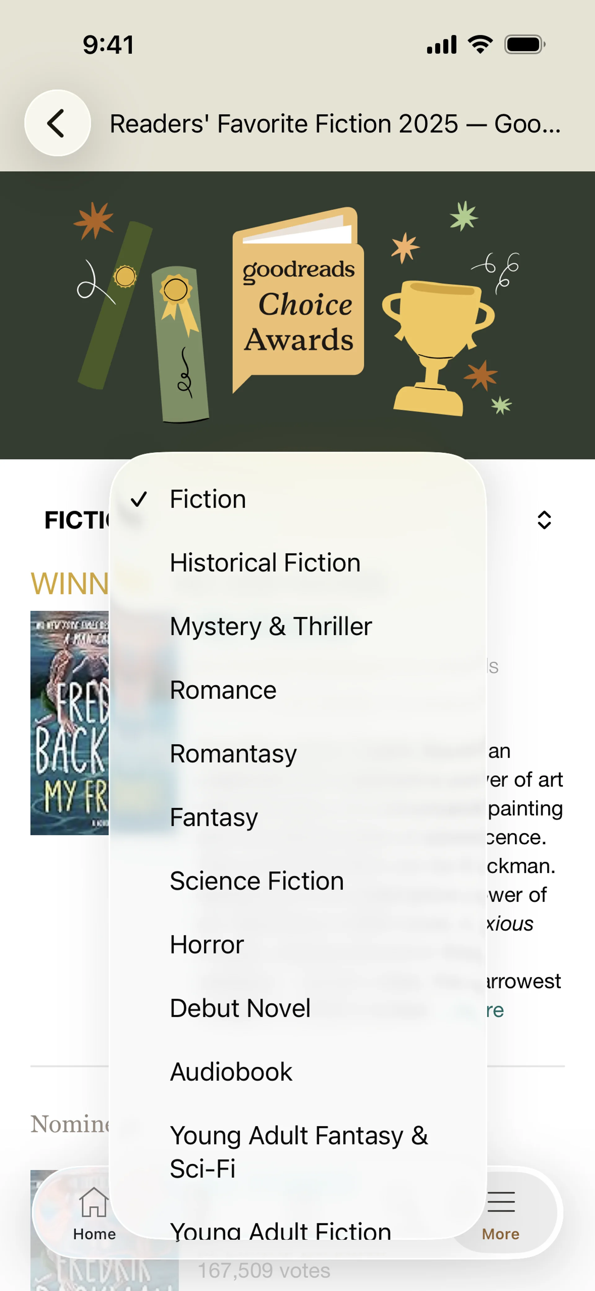 goodreads-ios — Social скриншот интерфейса