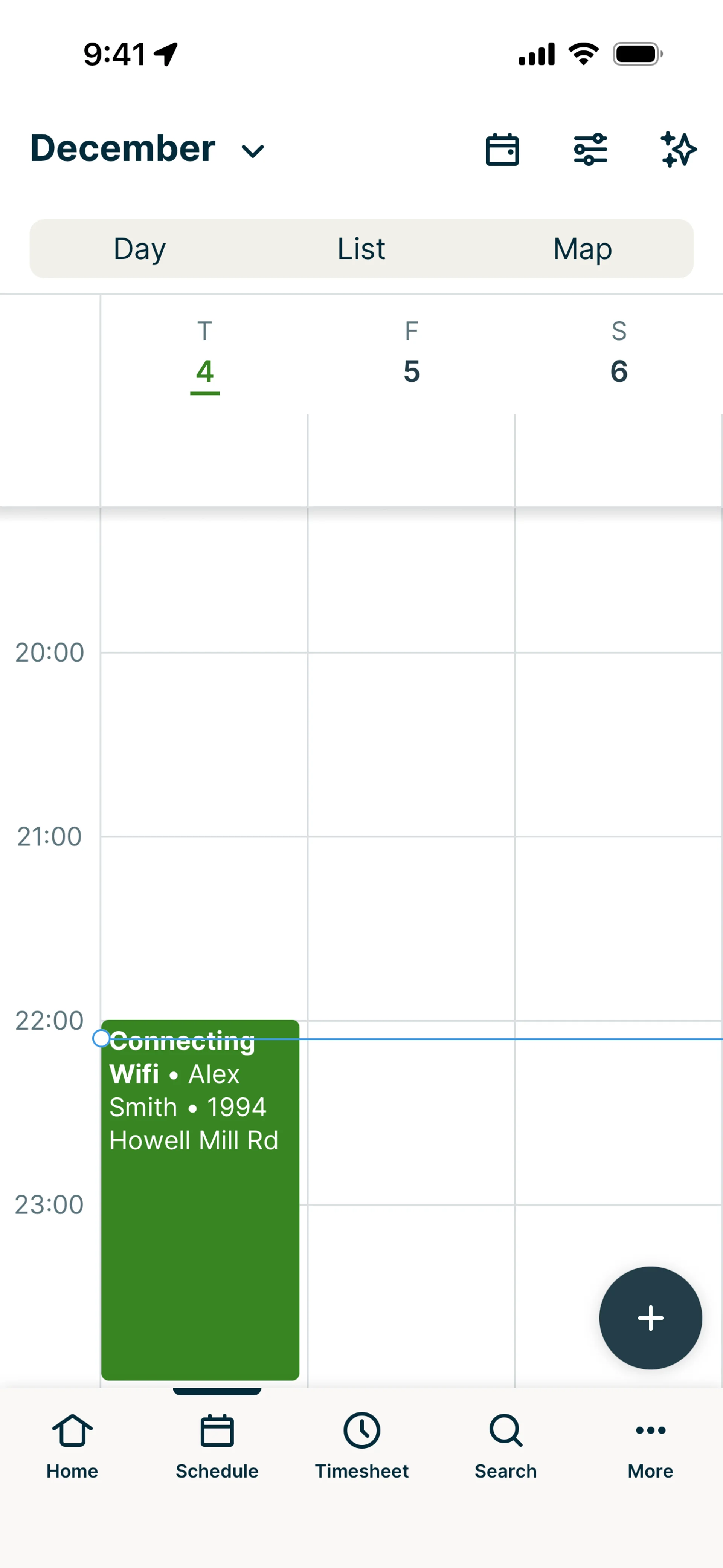jobber-ios — calendar