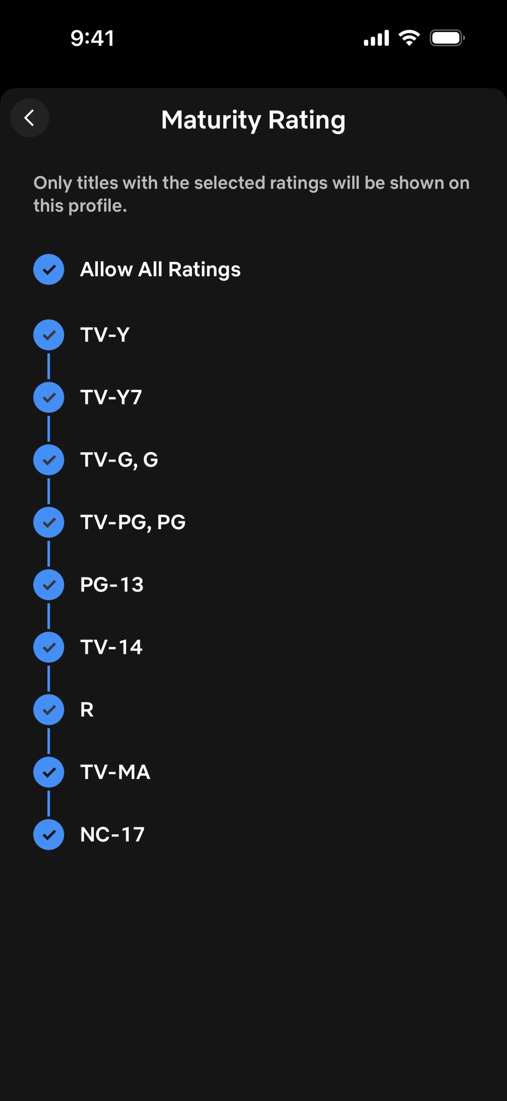 Netflix — Entertainment скриншот интерфейса