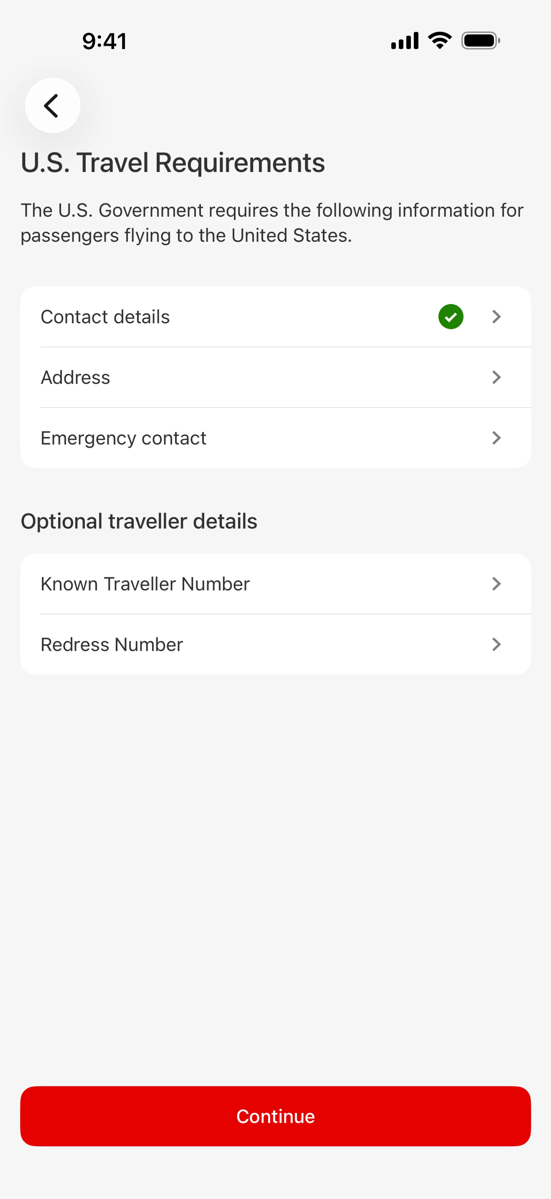qantas-airways-ios — Travel скриншот интерфейса