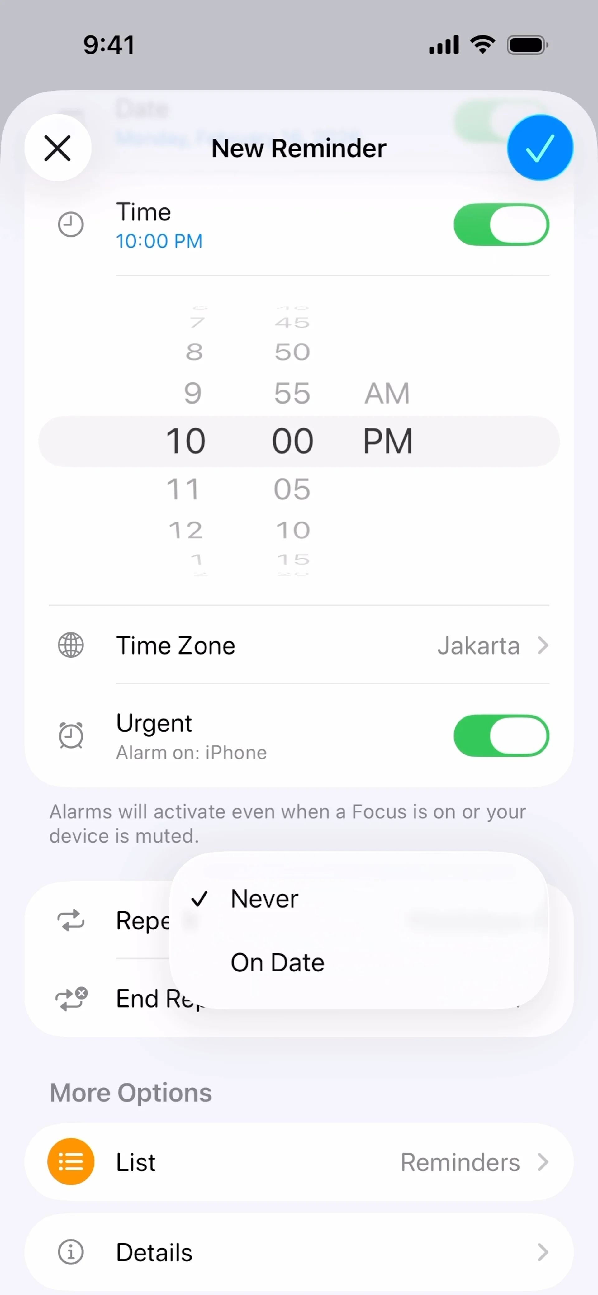 reminders-ios — Productivity скриншот интерфейса