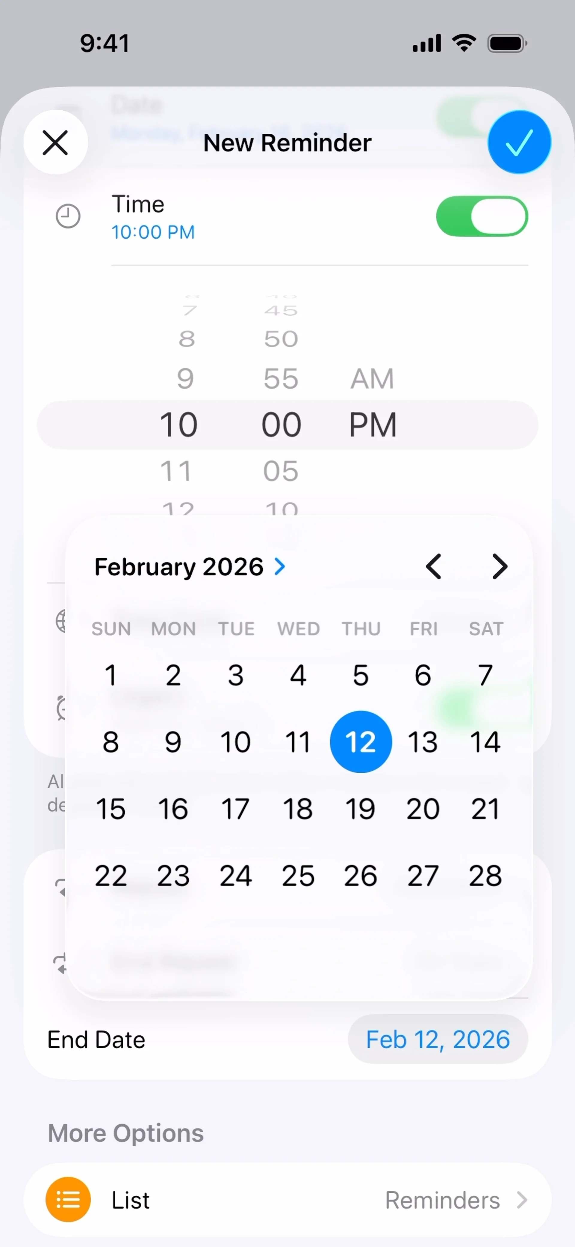 reminders-ios — calendar