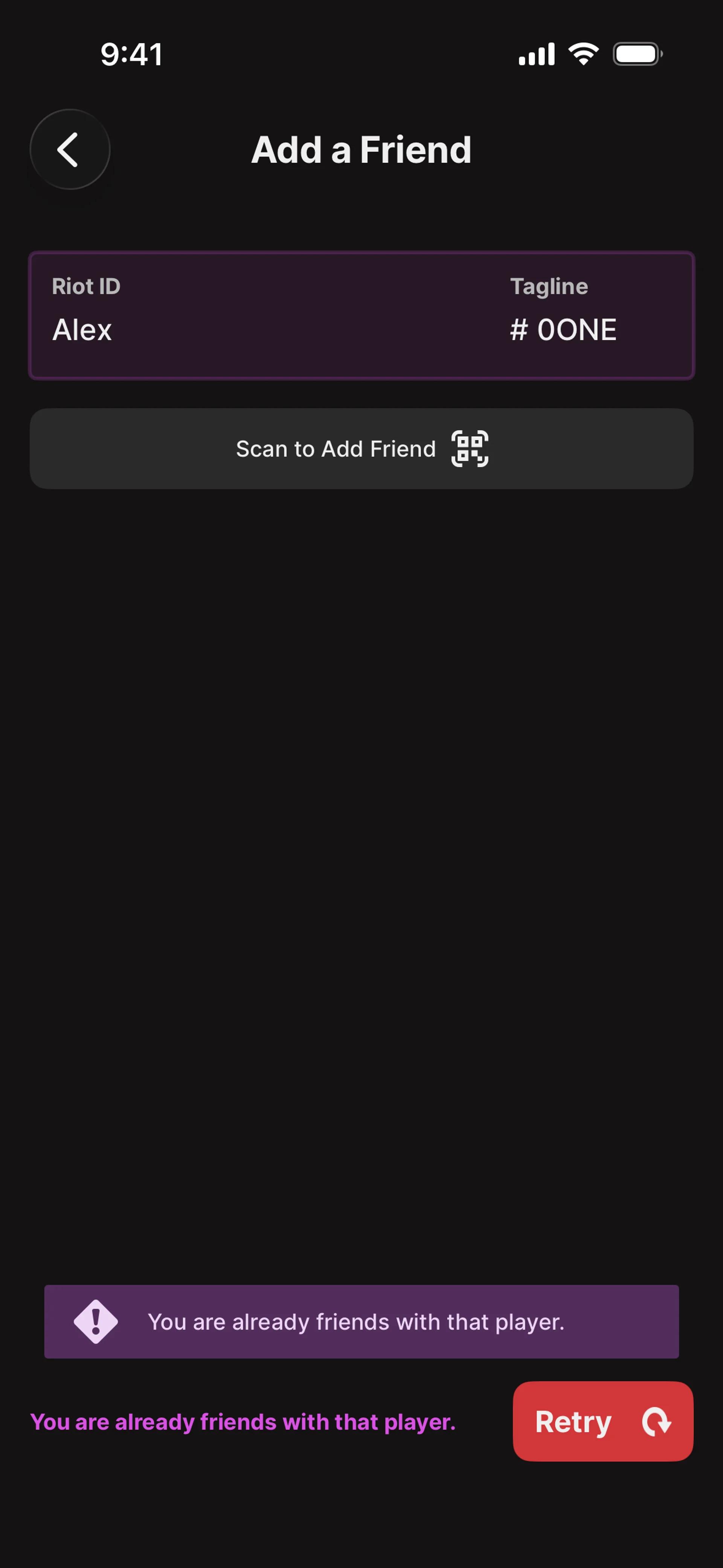 riot-mobile-ios — Communication скриншот интерфейса