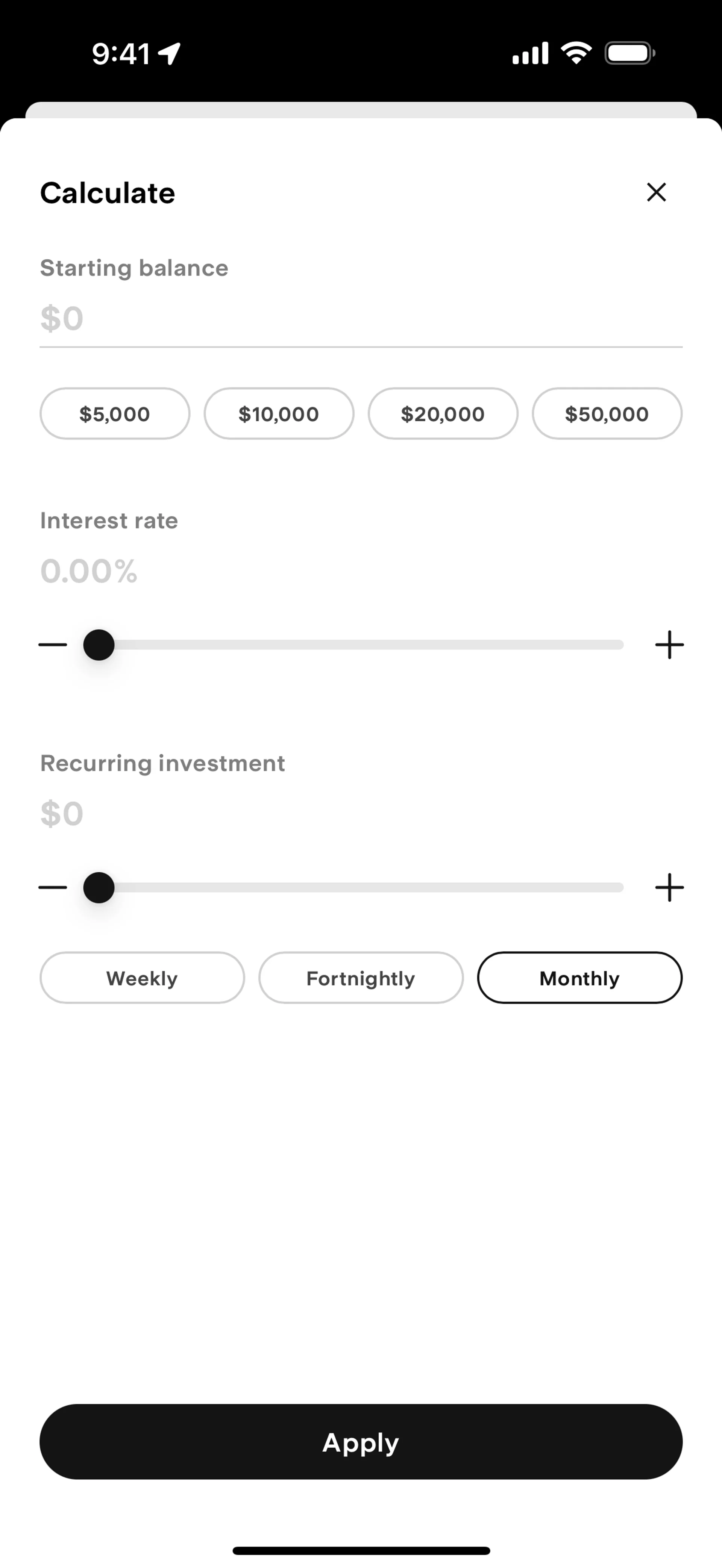 stake-ios — Fintech скриншот интерфейса