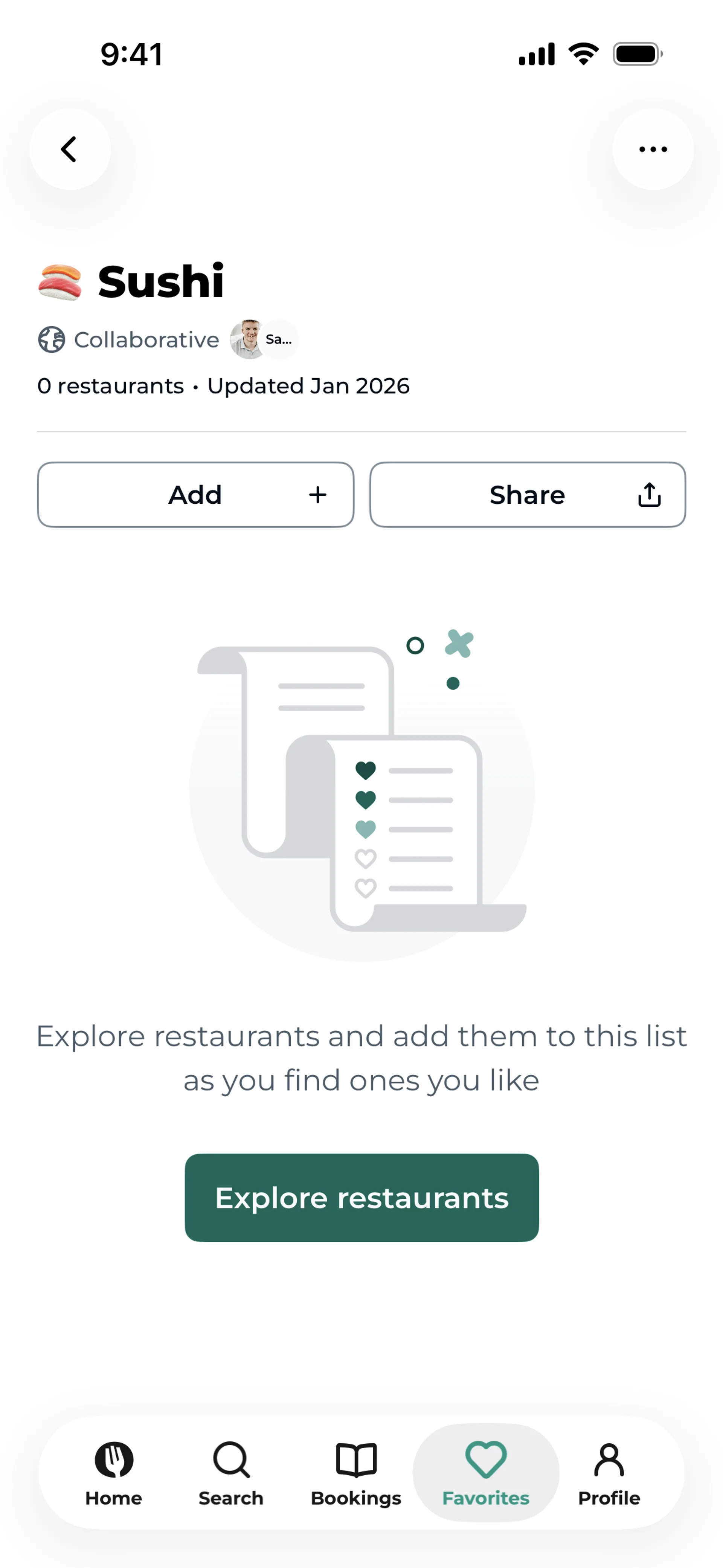 the-fork-ios — Food & Drink скриншот интерфейса