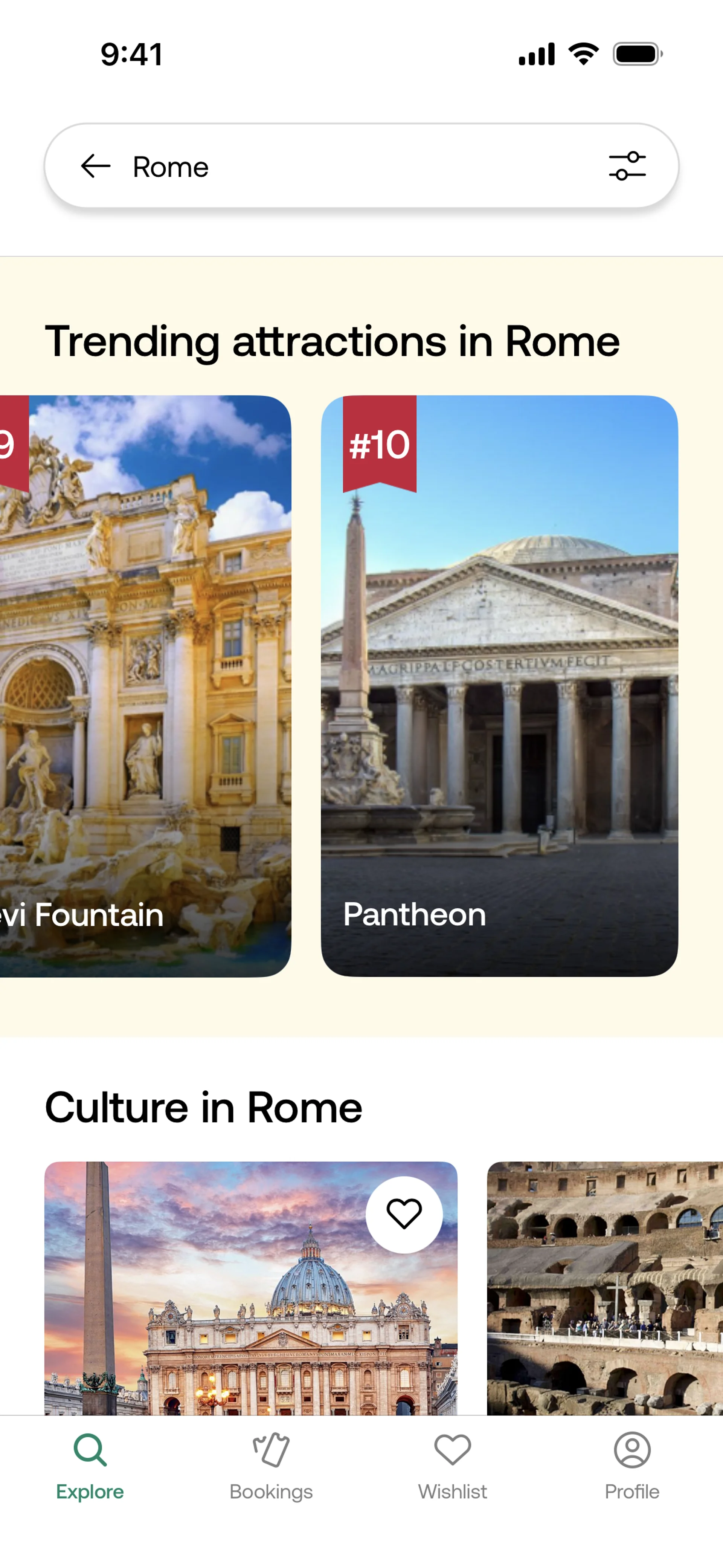 viator-ios — Travel скриншот интерфейса