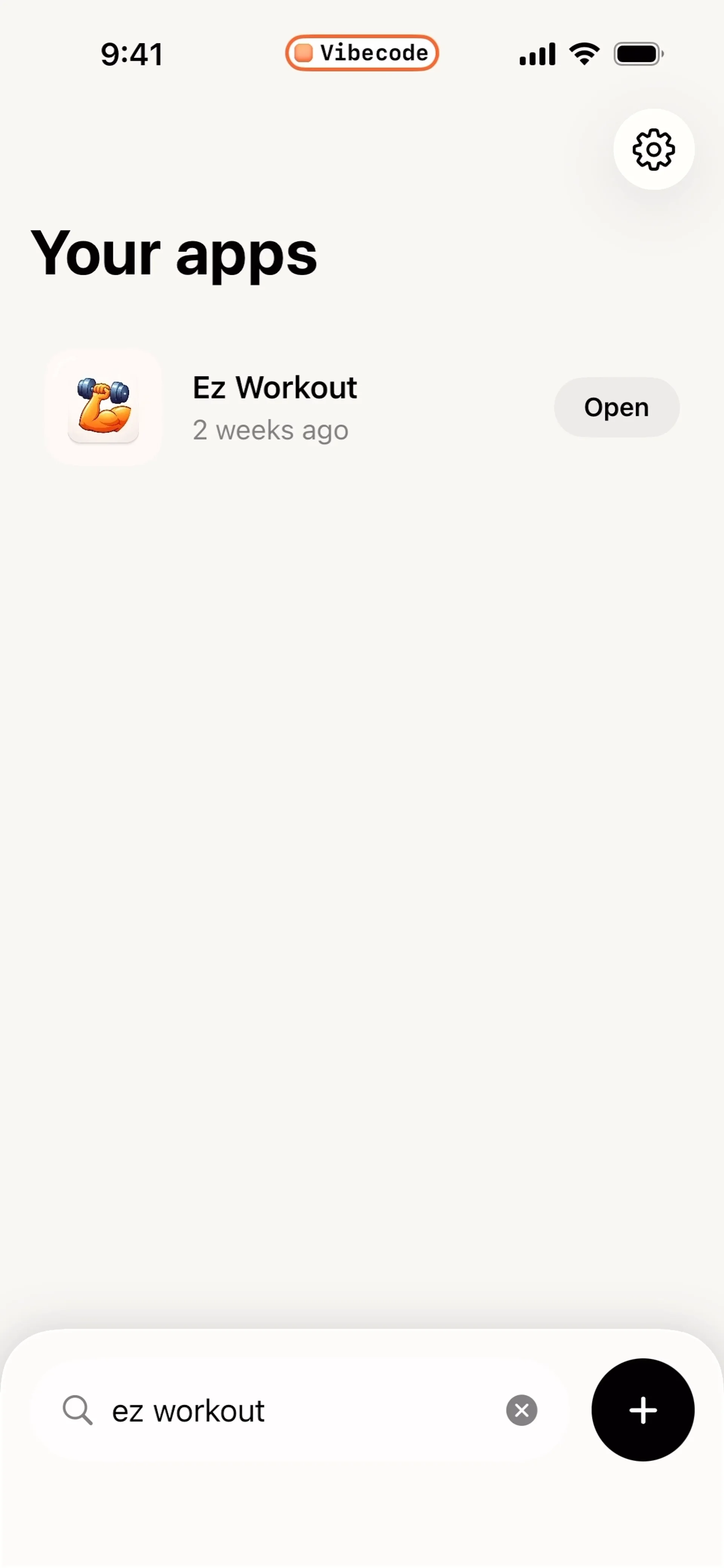 vibecode-ios — Developer Tools скриншот интерфейса