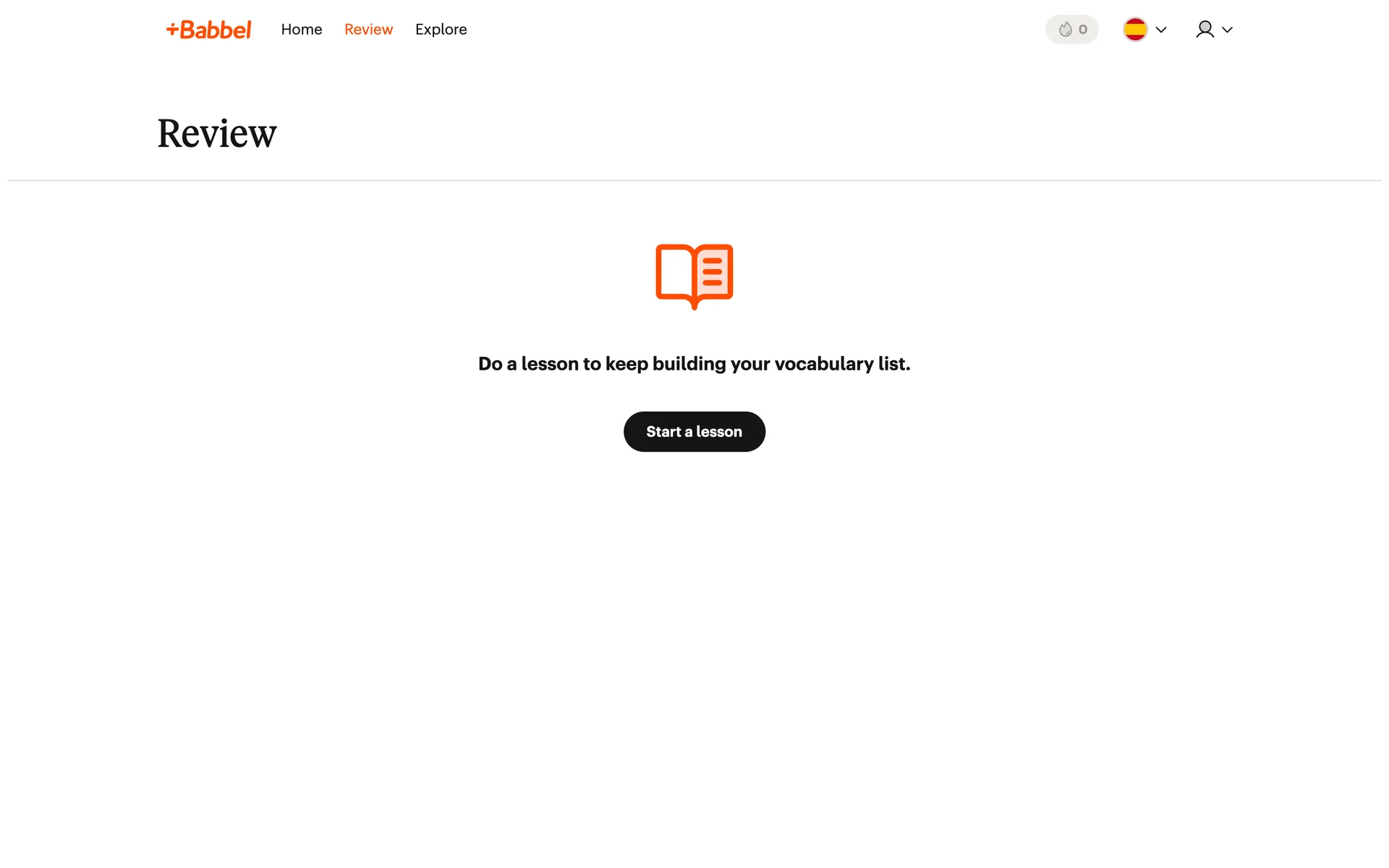 Babbel screenshot