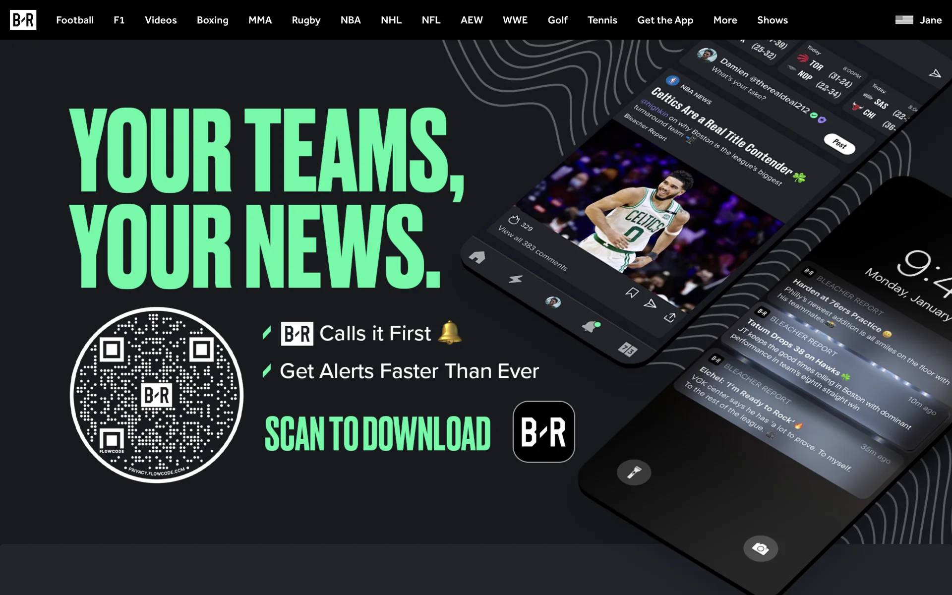 Bleacher Report screenshot