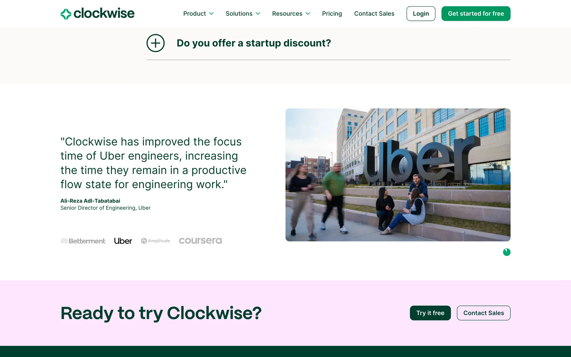 Clockwise screenshot