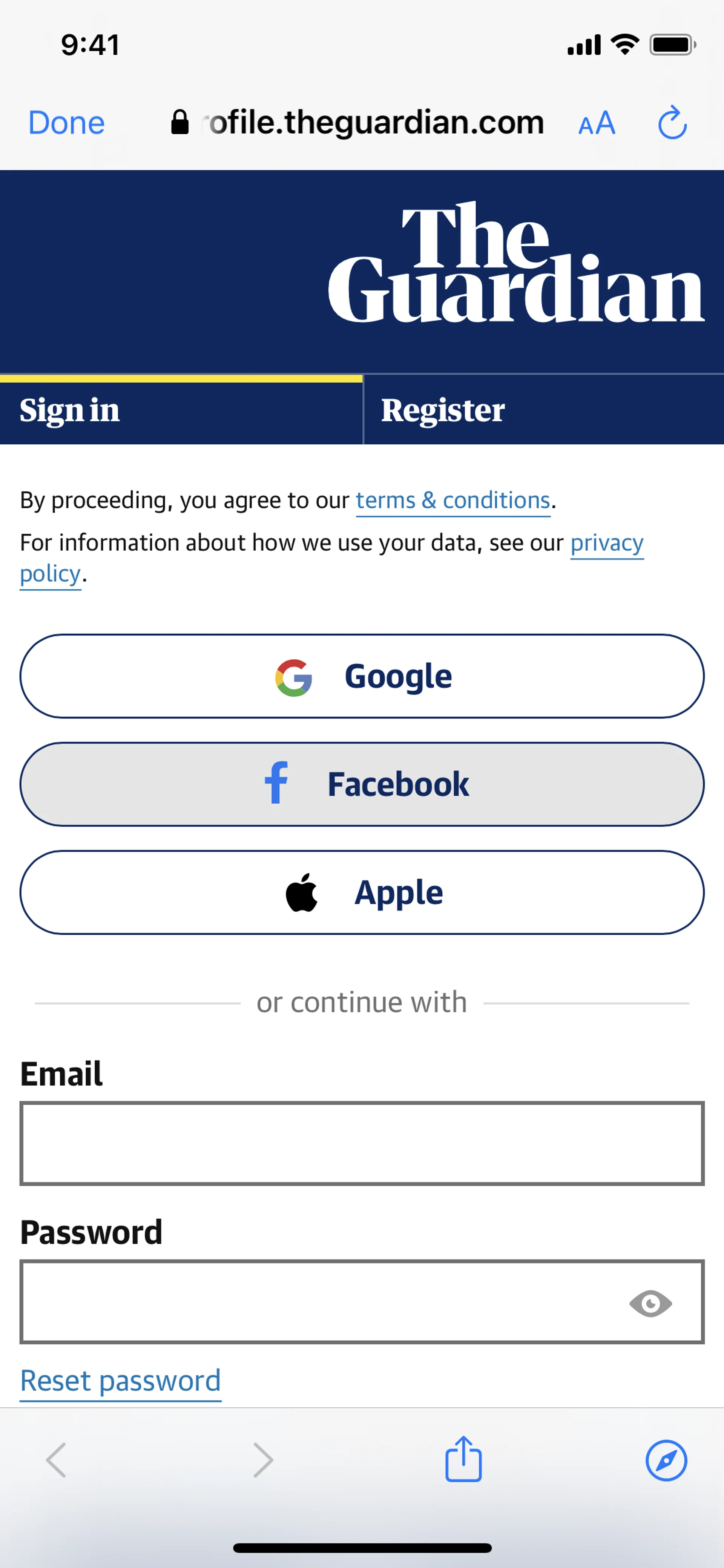 Expensify screenshot