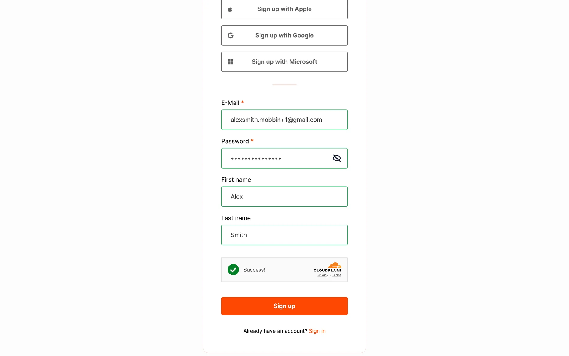 Mistral AI screenshot