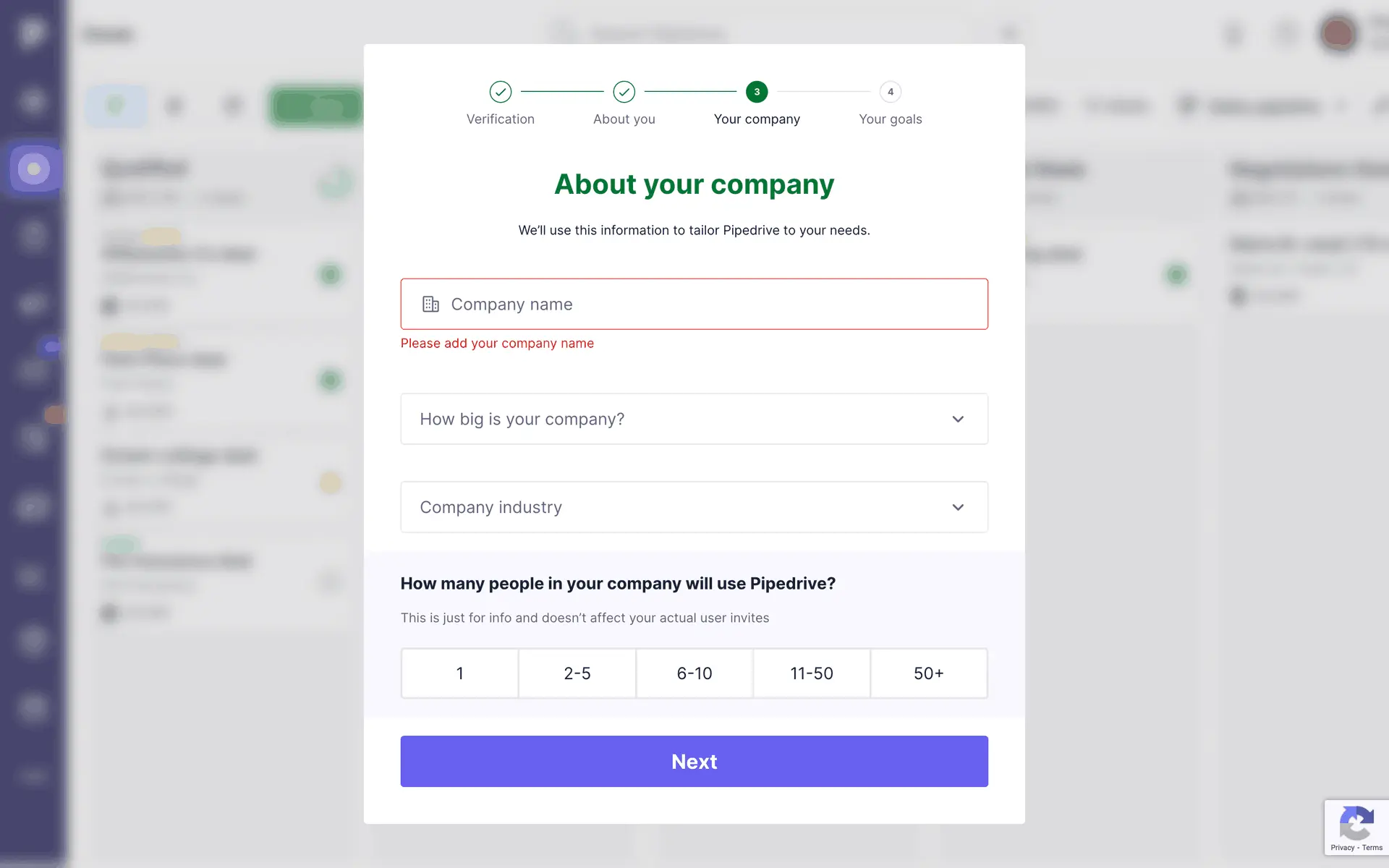 Pipedrive screenshot