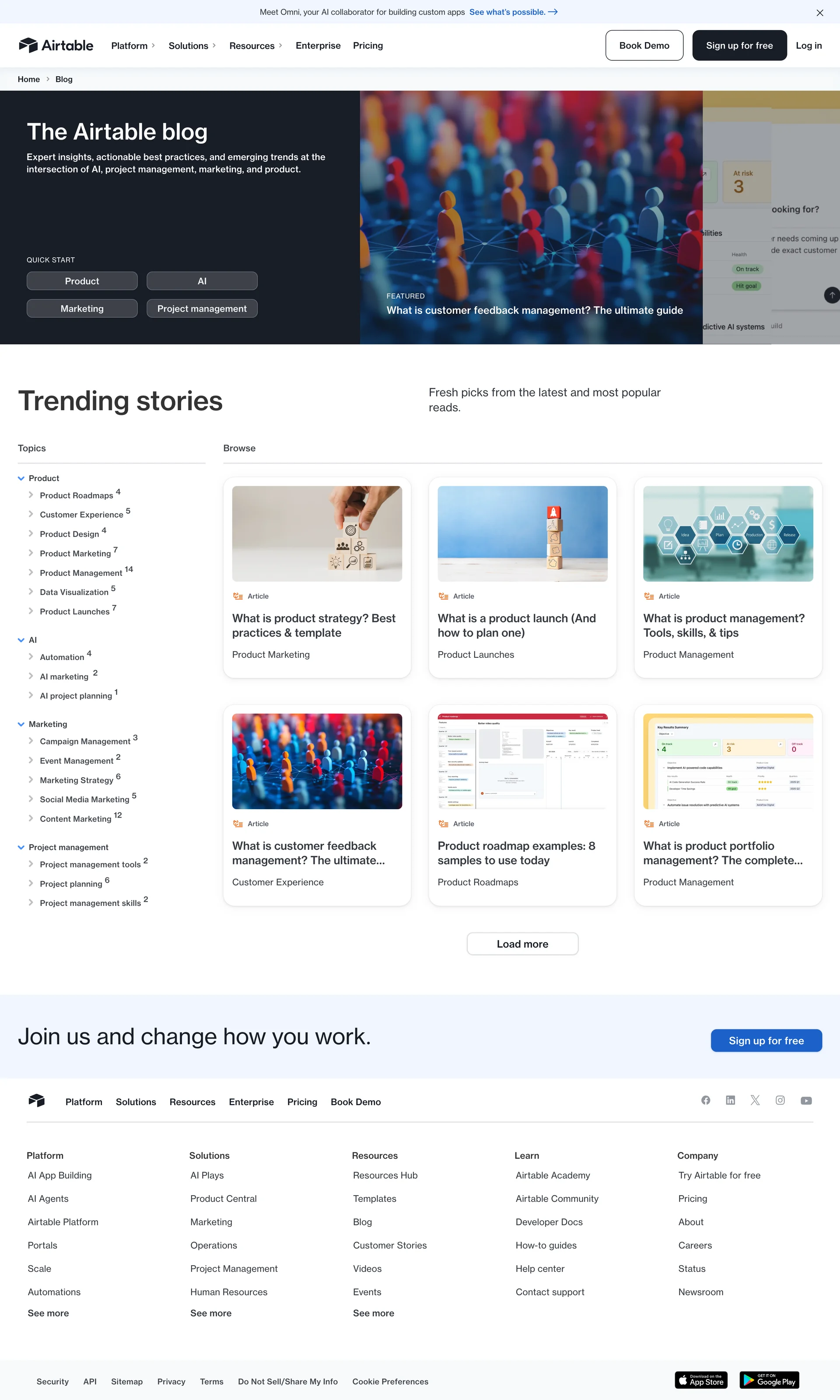 Airtable — Productivity скриншот интерфейса
