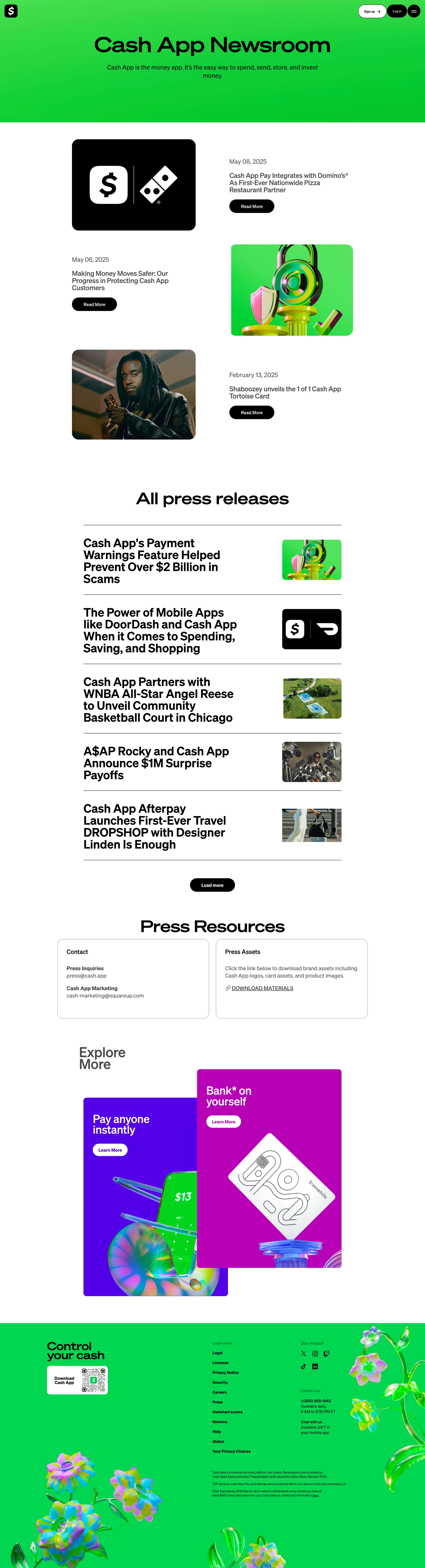 Cash App — Fintech скриншот интерфейса