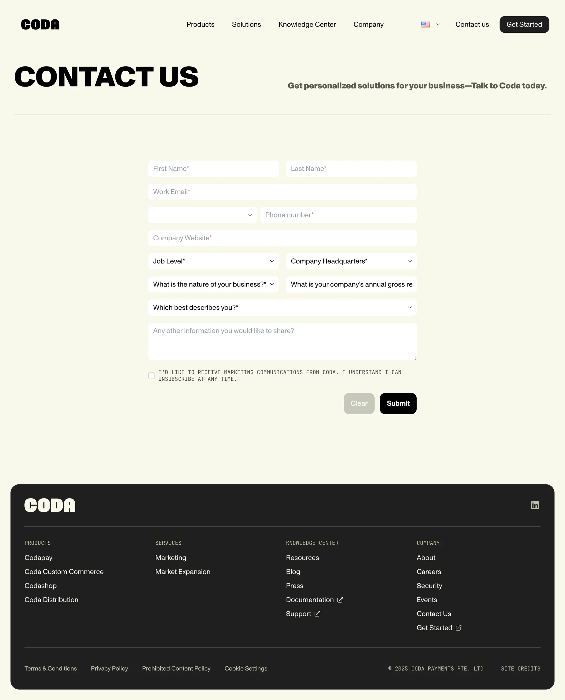 Coda — SaaS скриншот интерфейса