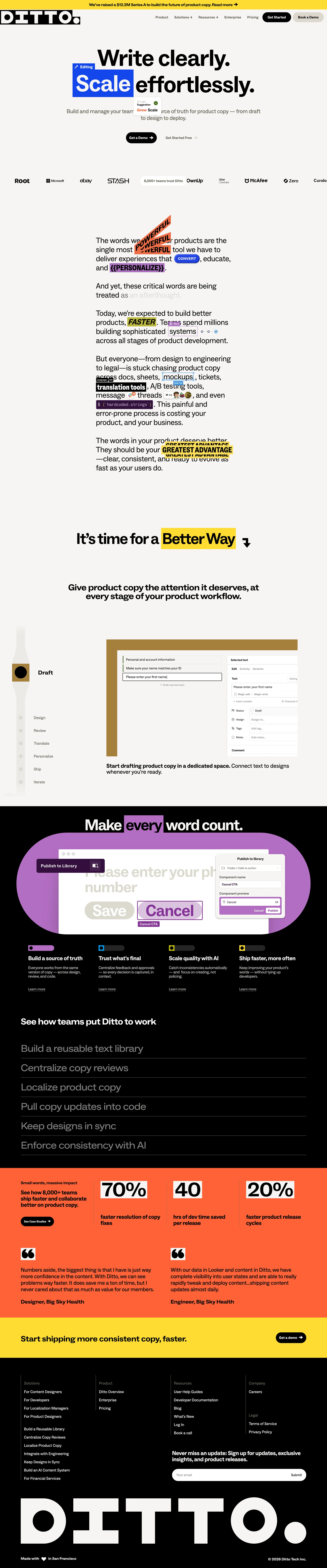 Ditto — Productivity скриншот интерфейса