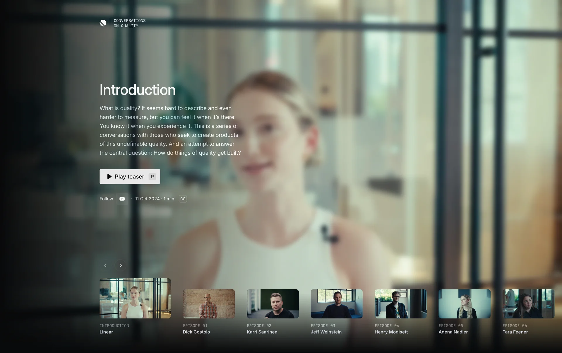 Linear — Developer Tools скриншот интерфейса