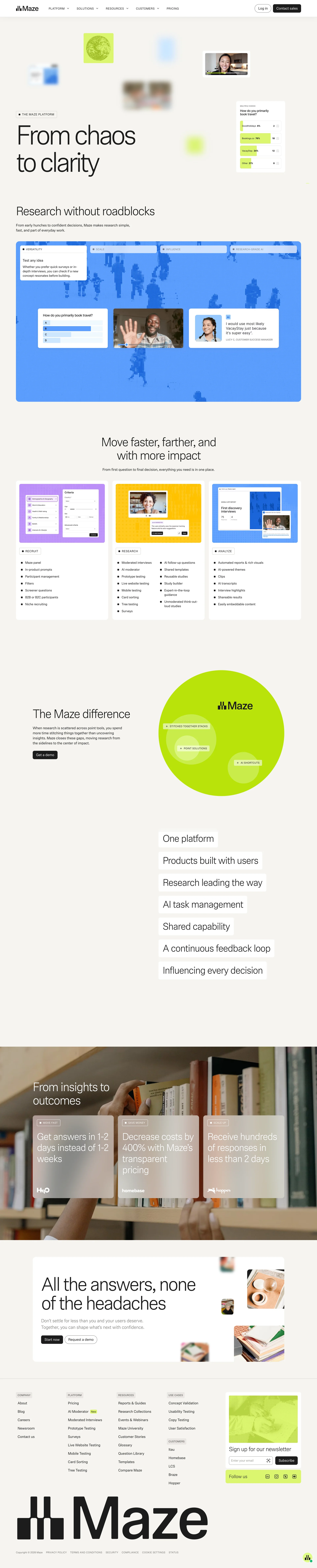 Maze — Developer Tools скриншот интерфейса