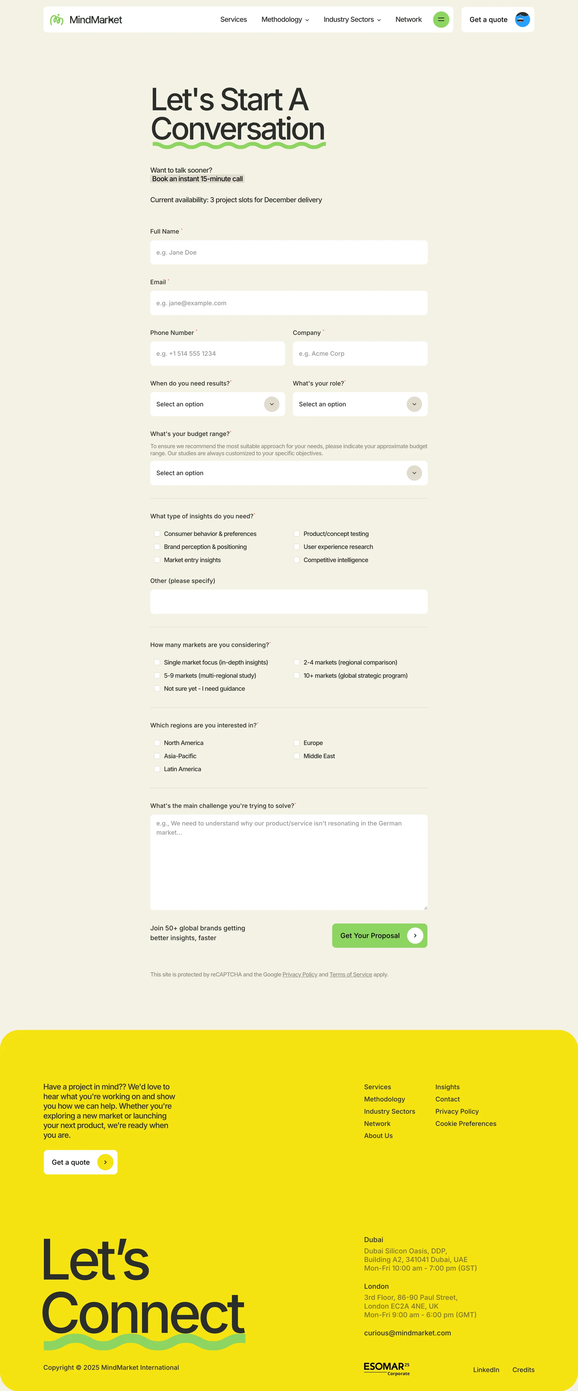 MindMarket — SaaS скриншот интерфейса
