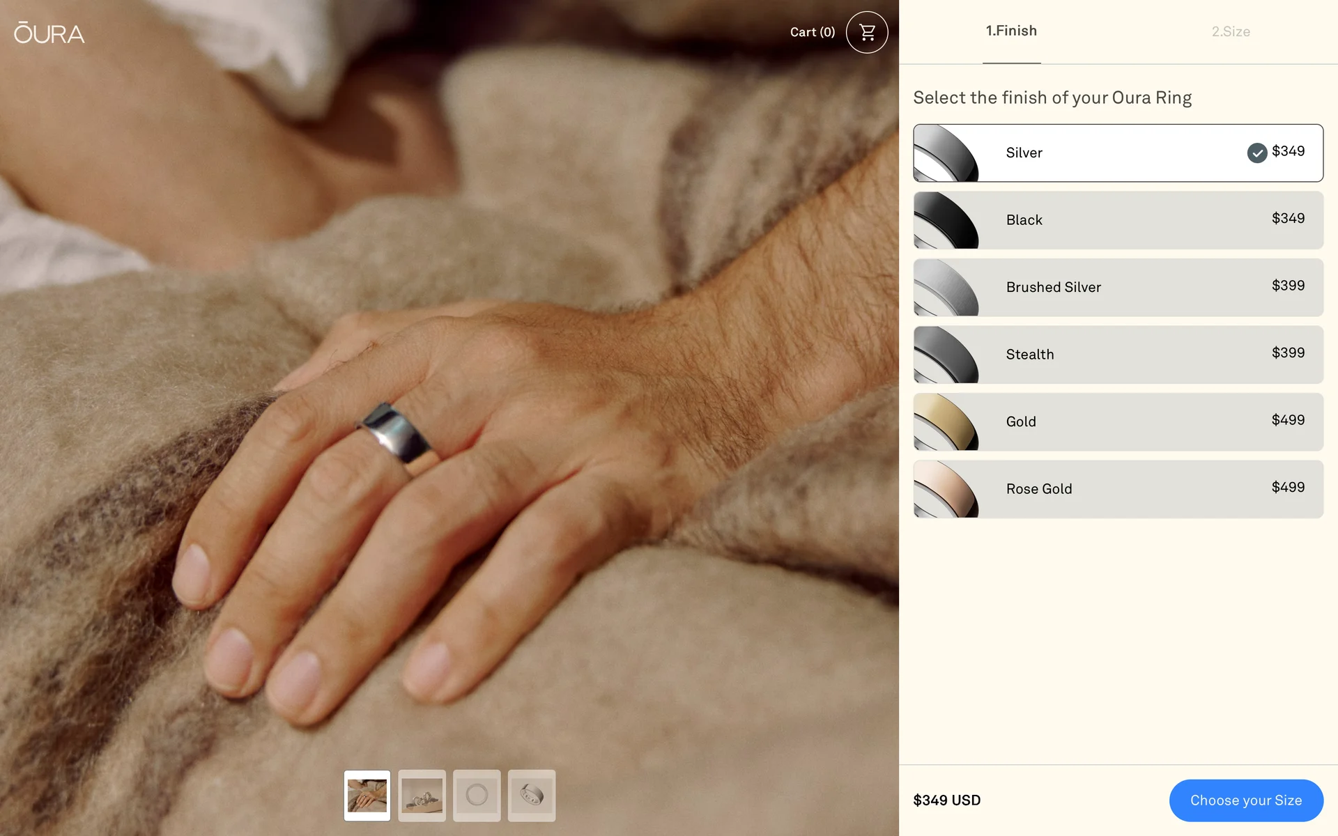Oura Ring — Health скриншот интерфейса