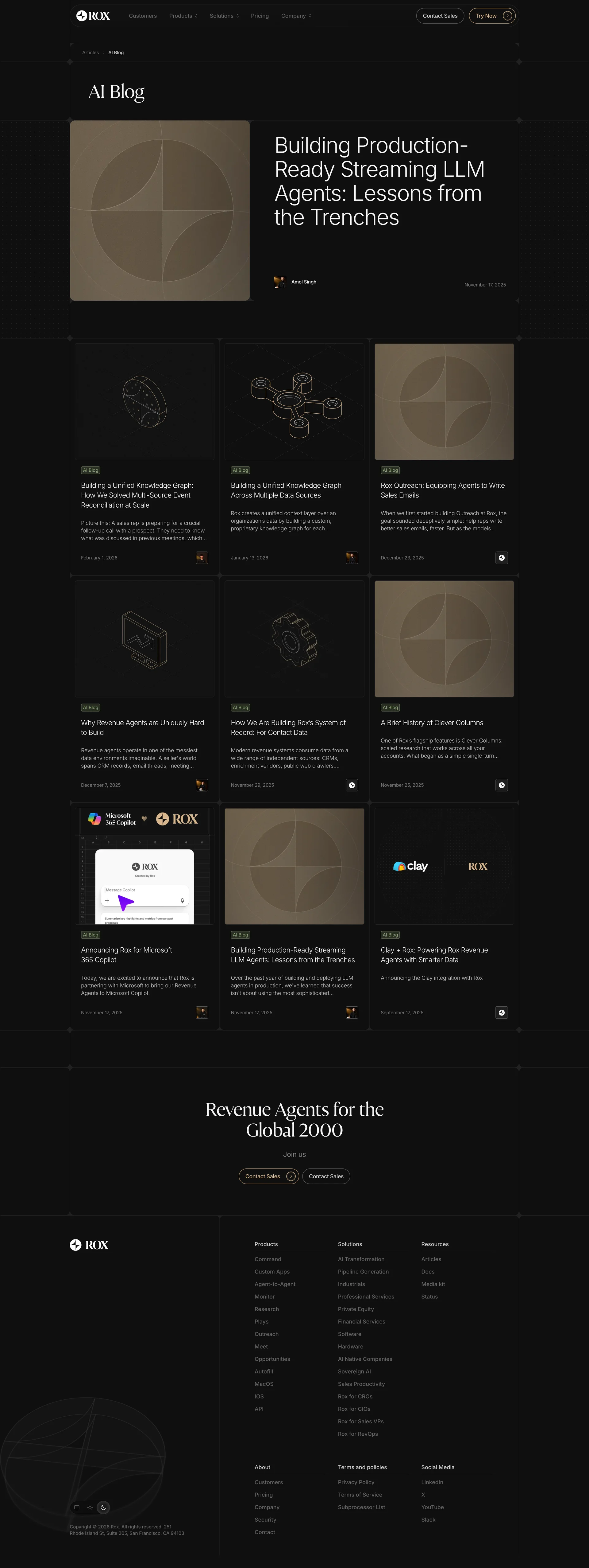 Rox — SaaS скриншот интерфейса