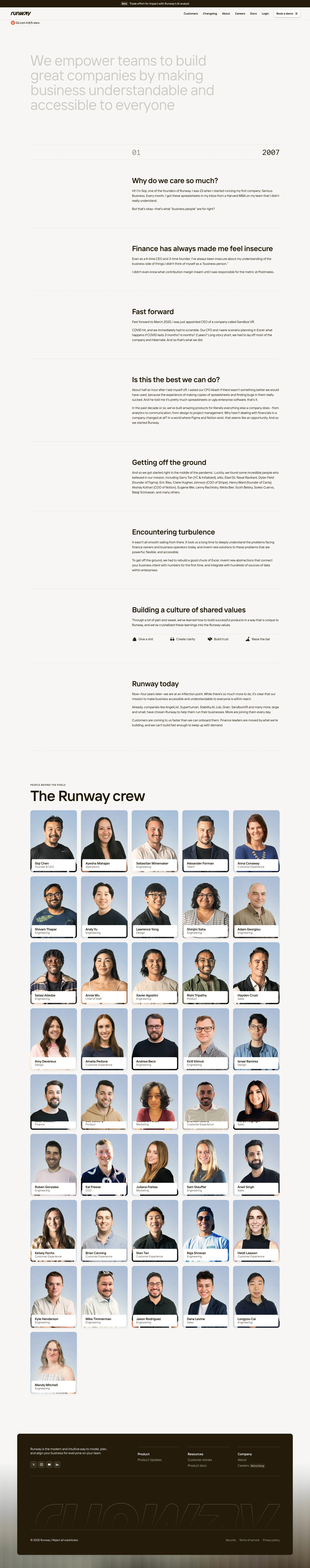 Runway — AI/ML скриншот интерфейса
