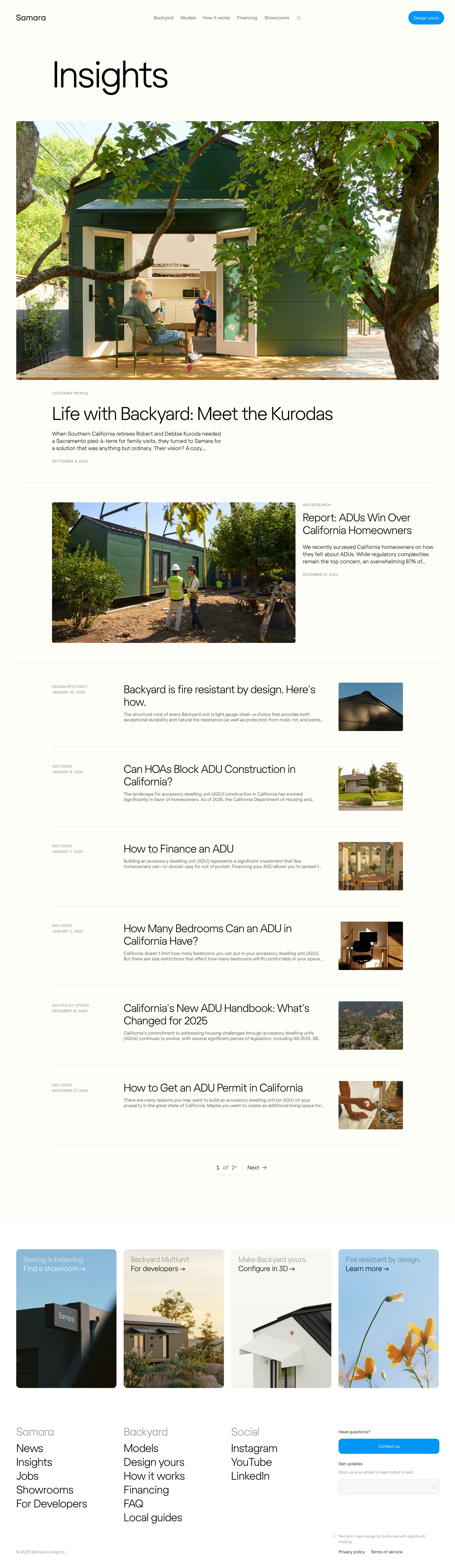 Samara — E-commerce скриншот интерфейса