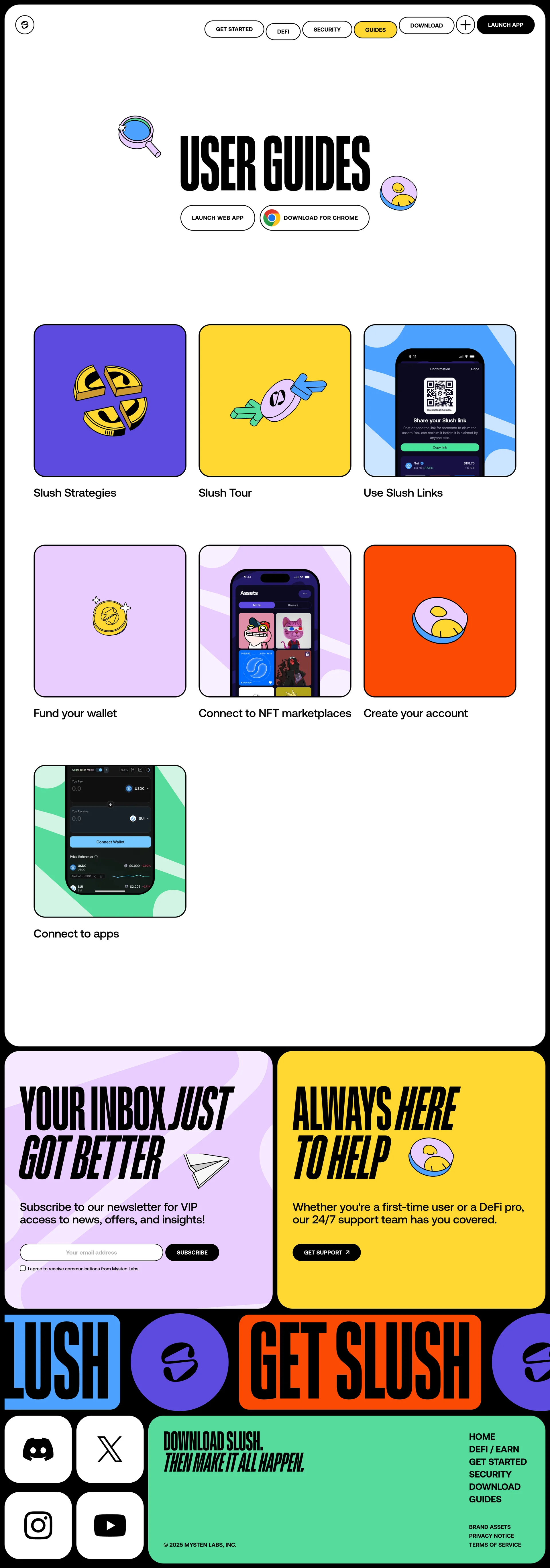 Slush — Fintech скриншот интерфейса