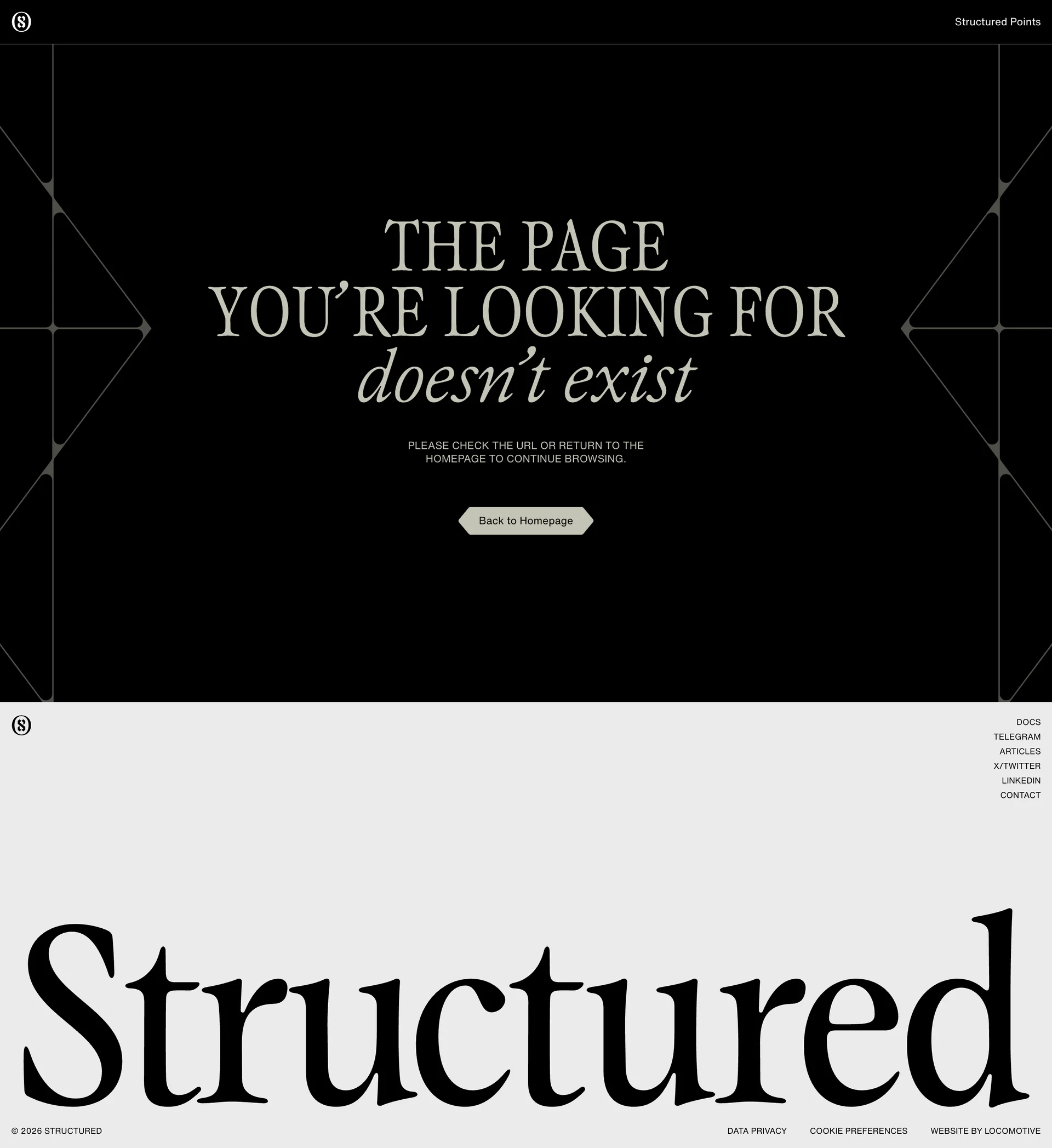 Structured — Fintech скриншот интерфейса