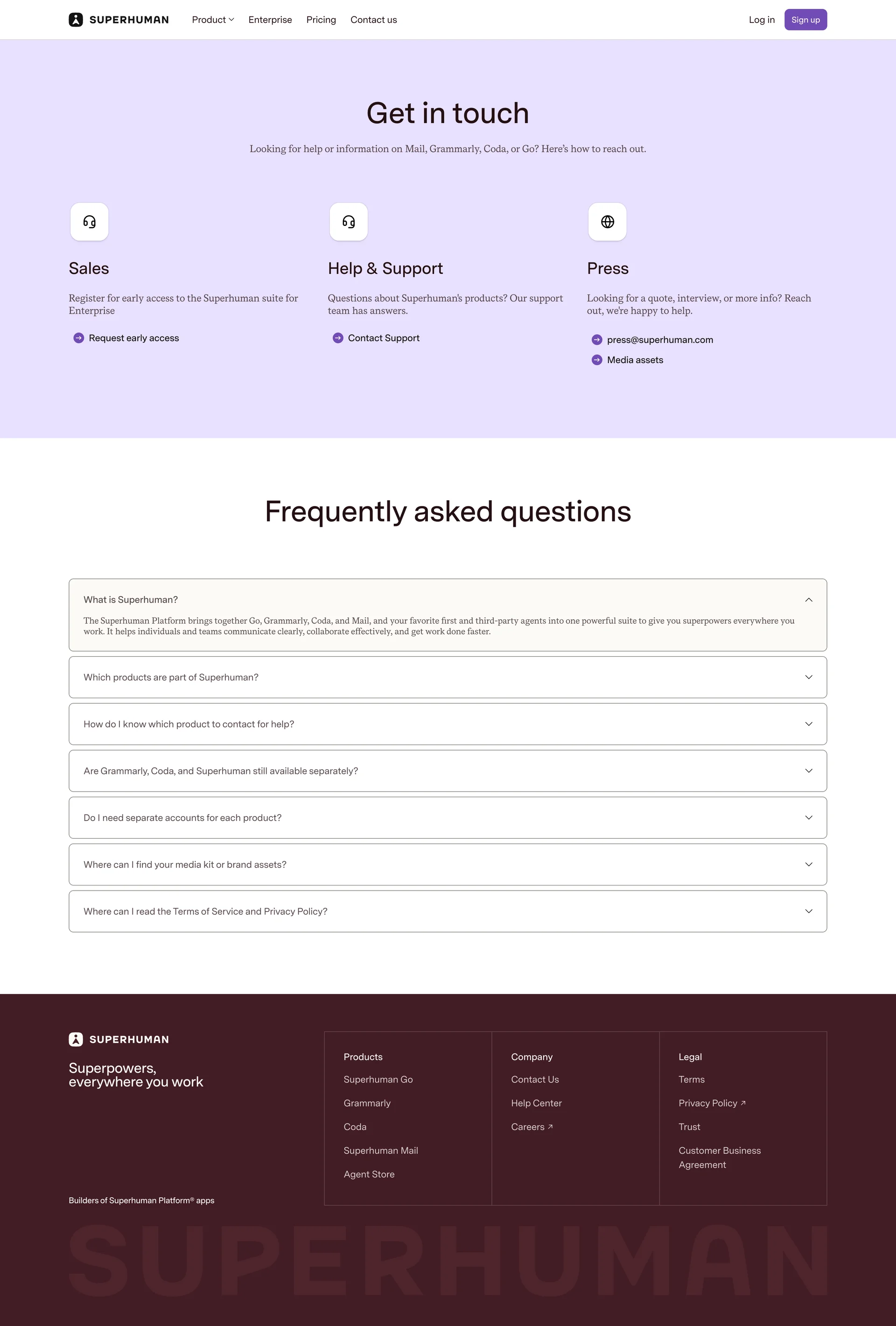 Superhuman — Productivity скриншот интерфейса