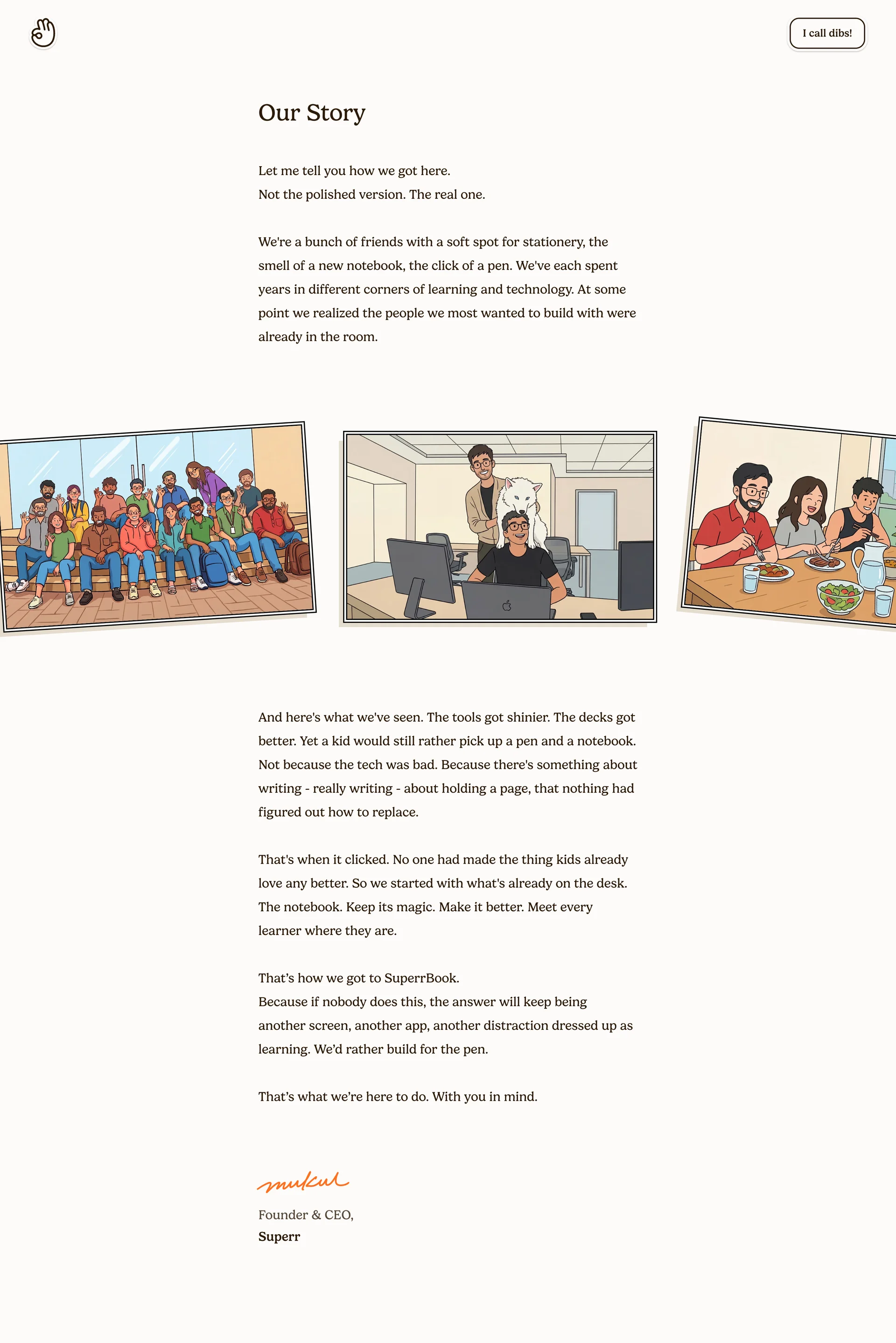 Superr — Productivity скриншот интерфейса