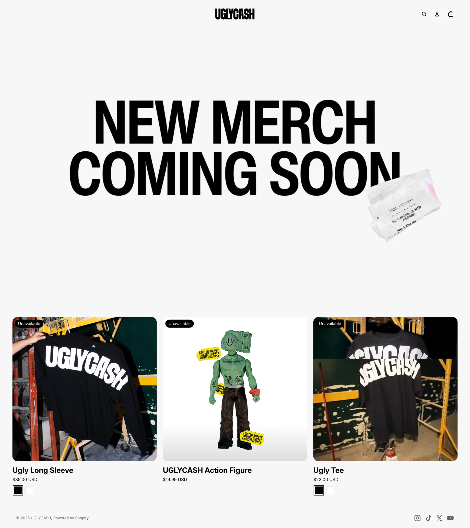 UGLYCASH — Fintech скриншот интерфейса