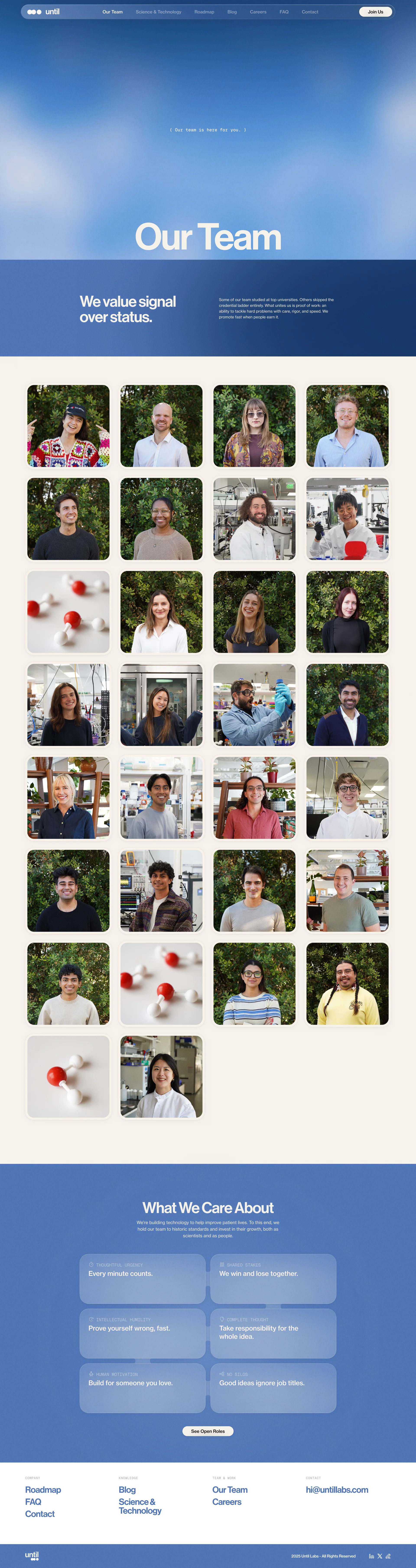 Until — Health скриншот интерфейса