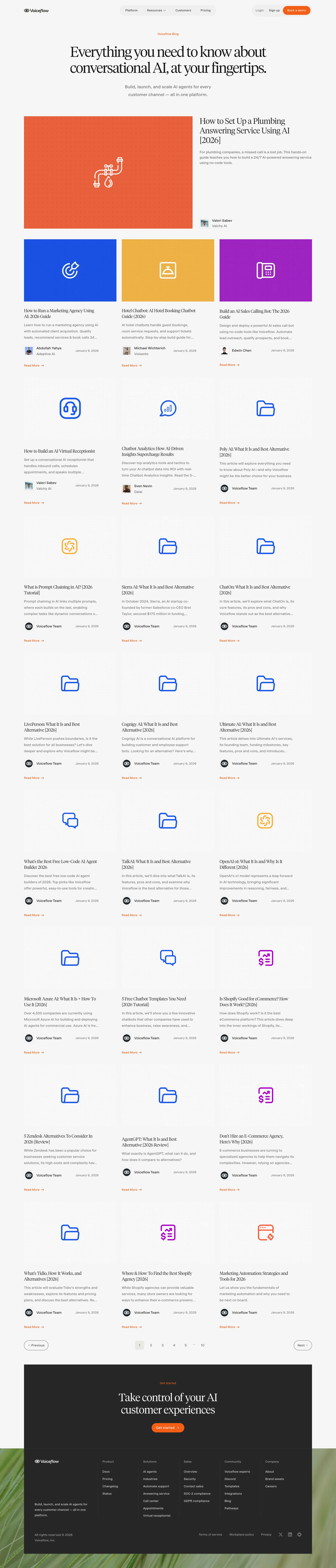 Voiceflow — Developer Tools скриншот интерфейса