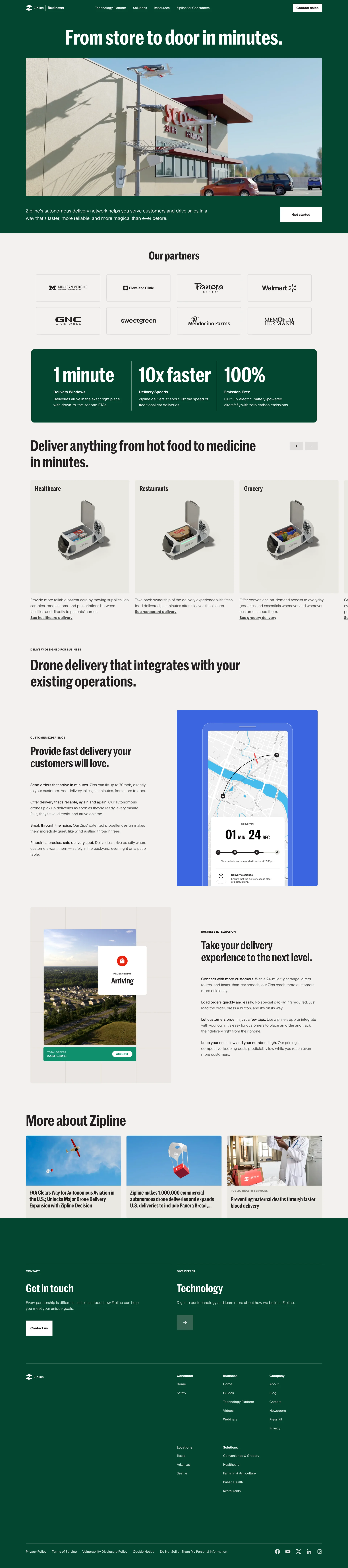 Zipline — Developer Tools скриншот интерфейса