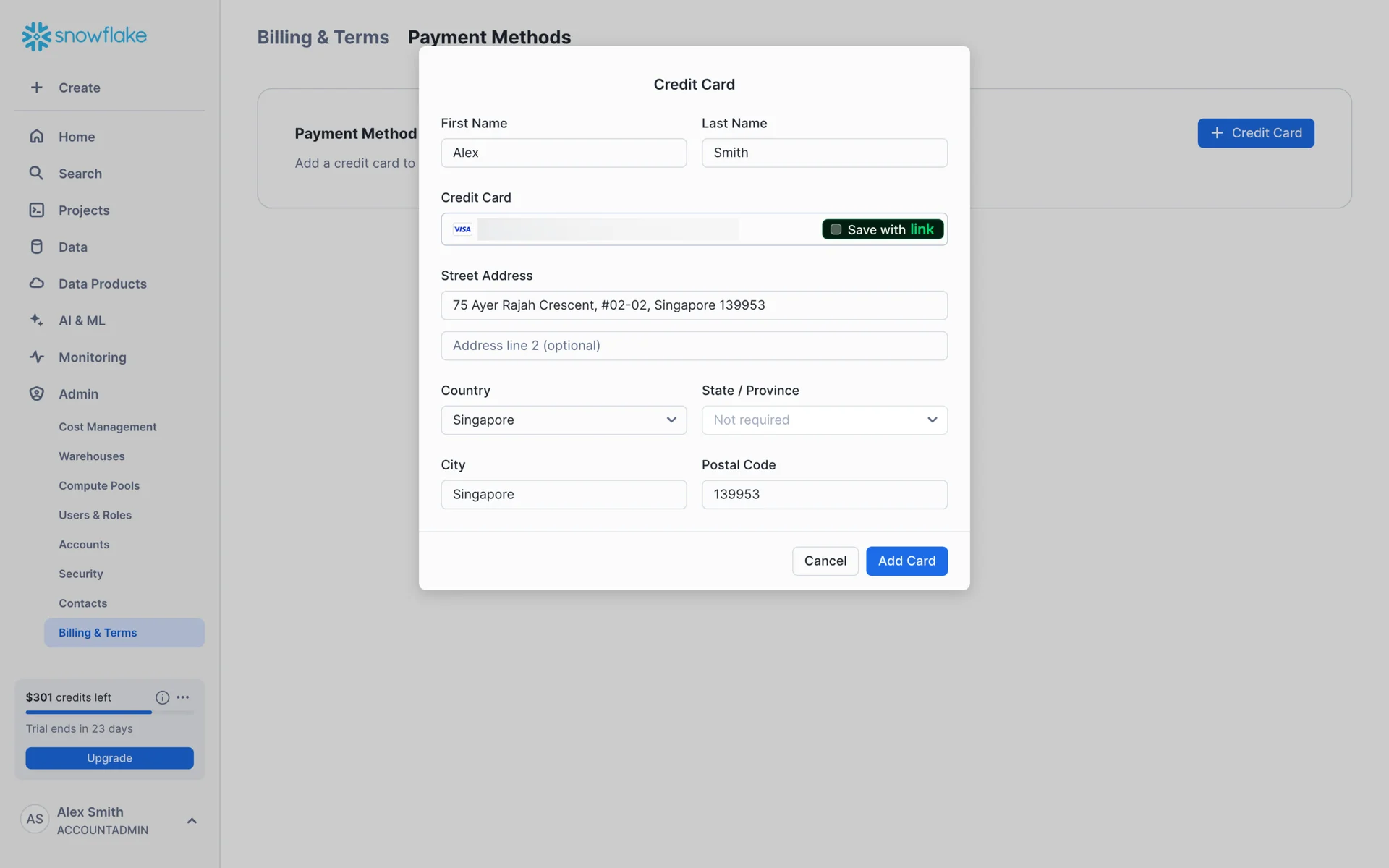 Snowflake screenshot