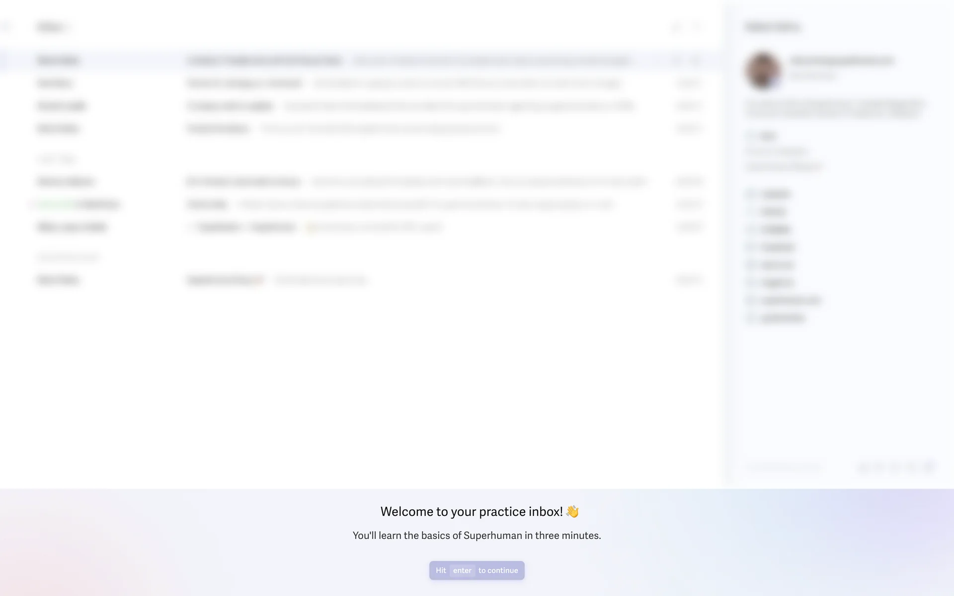 Superhuman Mail screenshot